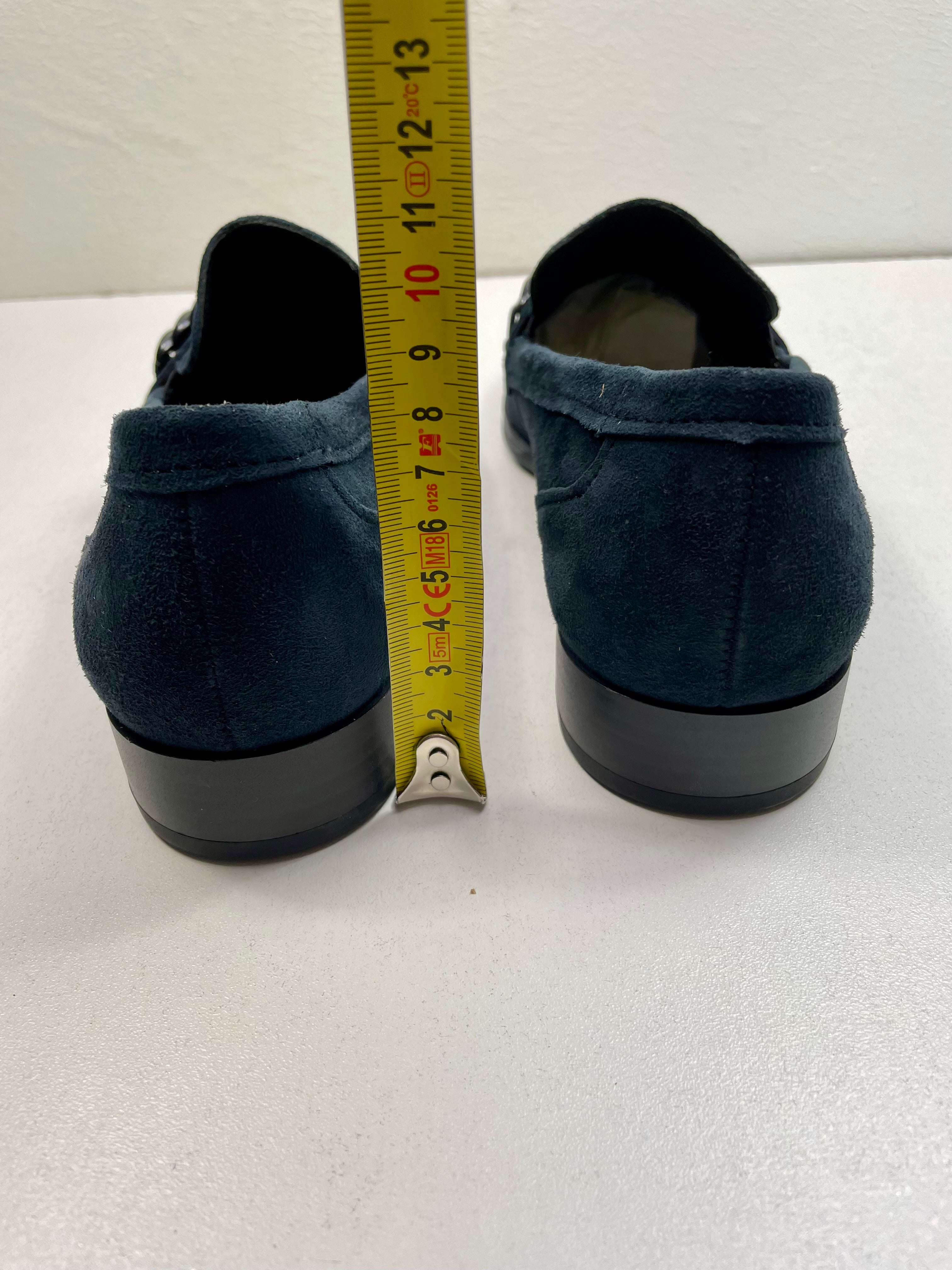 Gabor loafers instappers maat 4 37 donkerblauw nubuck