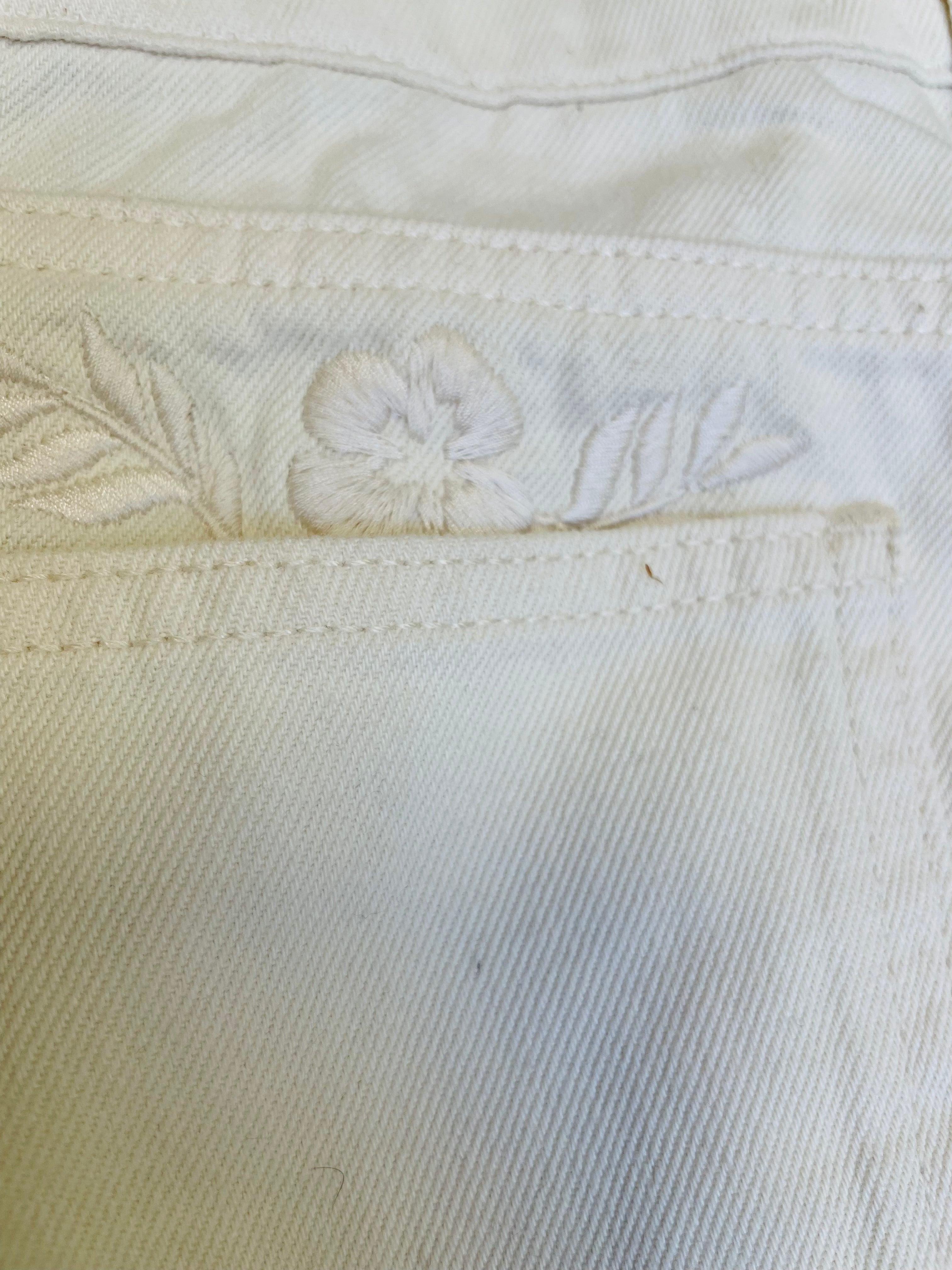 Fabienne Chapot broek w26 L34 nieuw met labels jeans wit