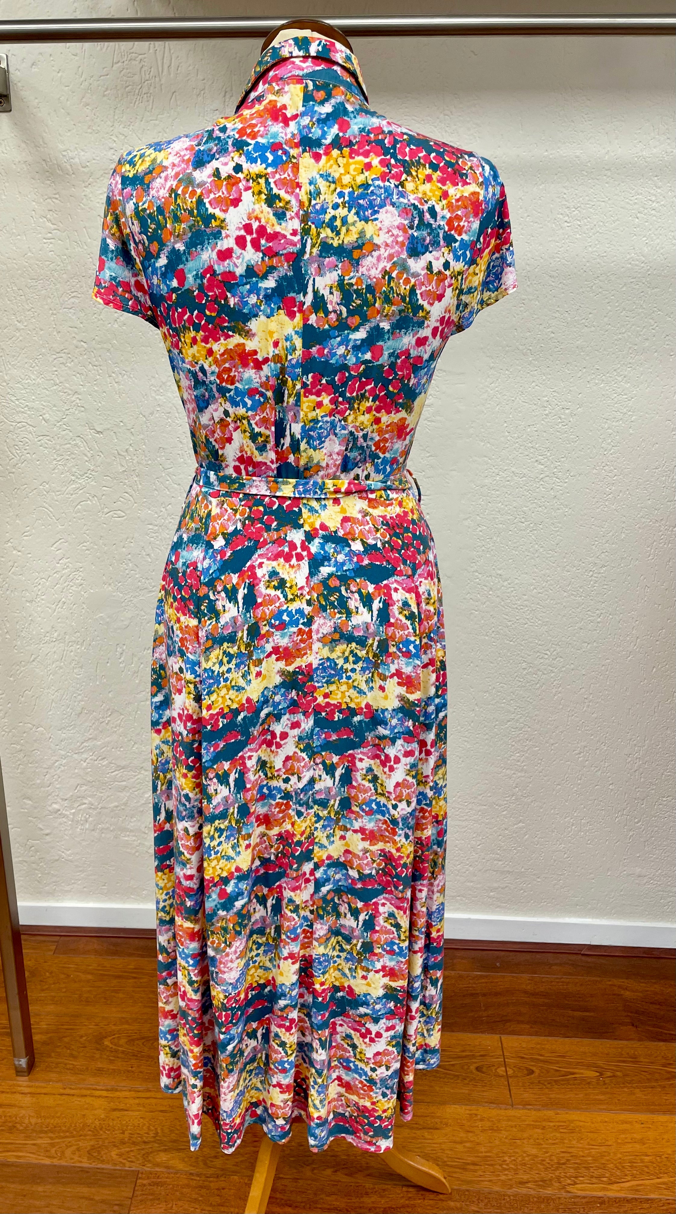 Soaked in Luxury jurk maat S 36 multikleur bloemen