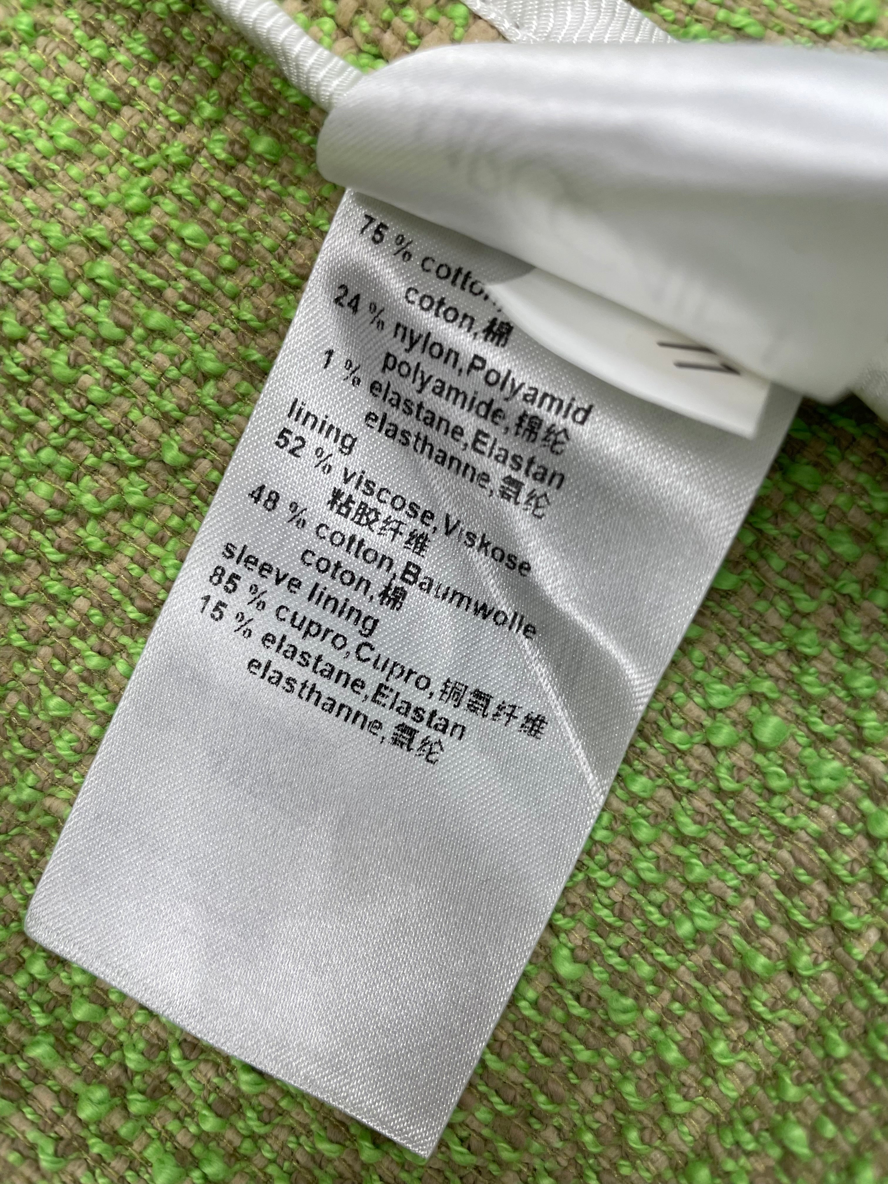 Marc Cain jas blazer groen beige maat 5 XL 42