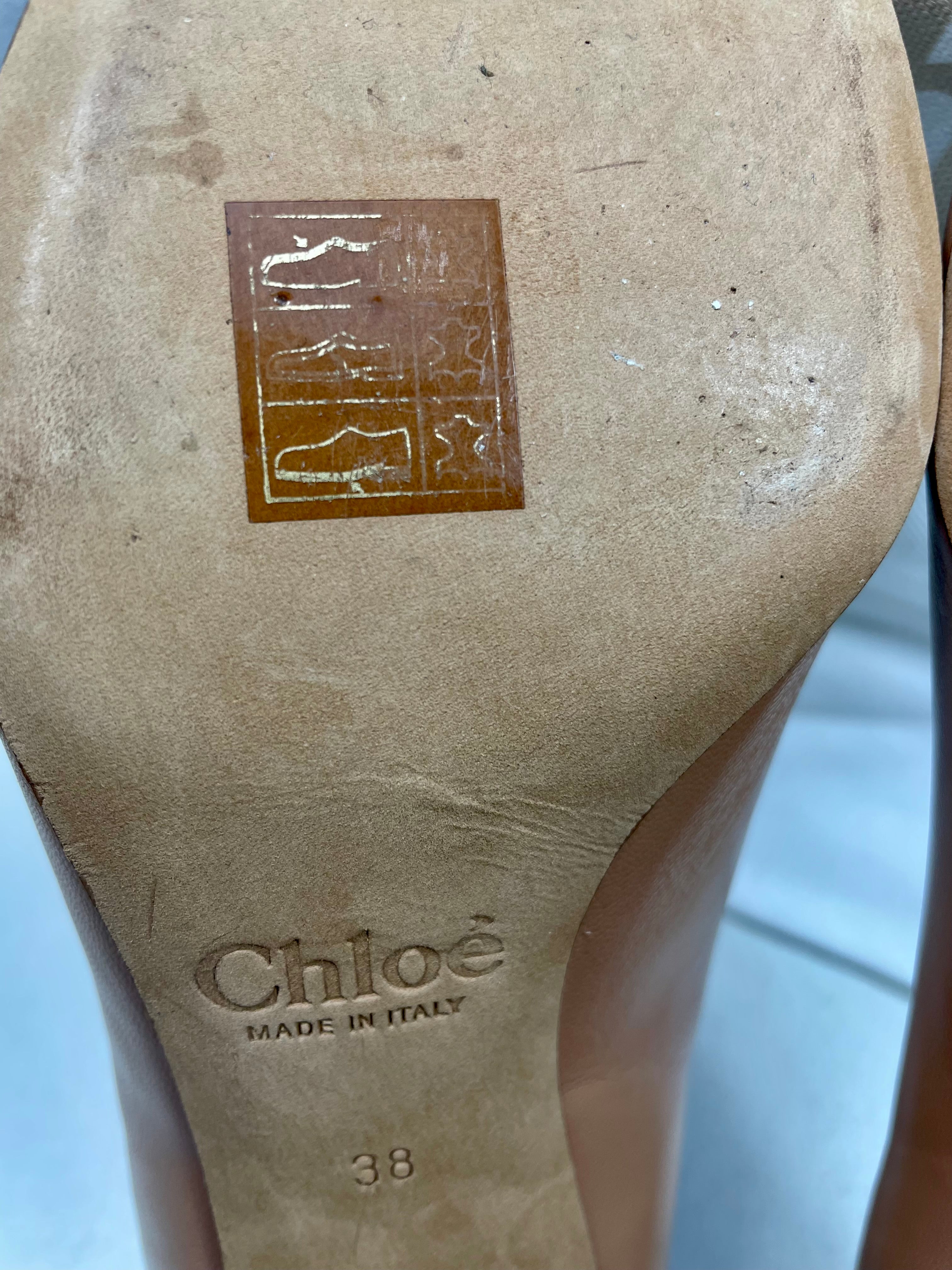 Chloe pumps schoenen nude maat 38 nieuw