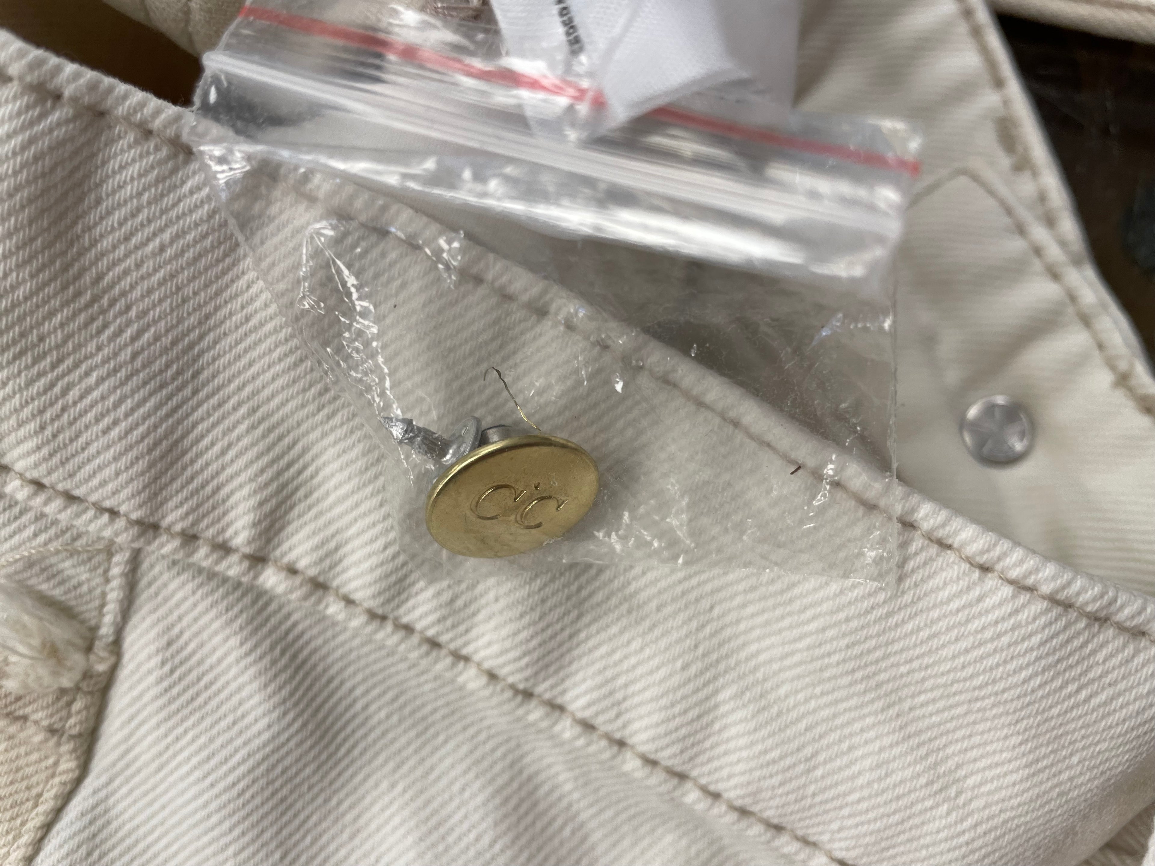 Co’Couture jeans broek nieuw maat XS 34 wit ecru