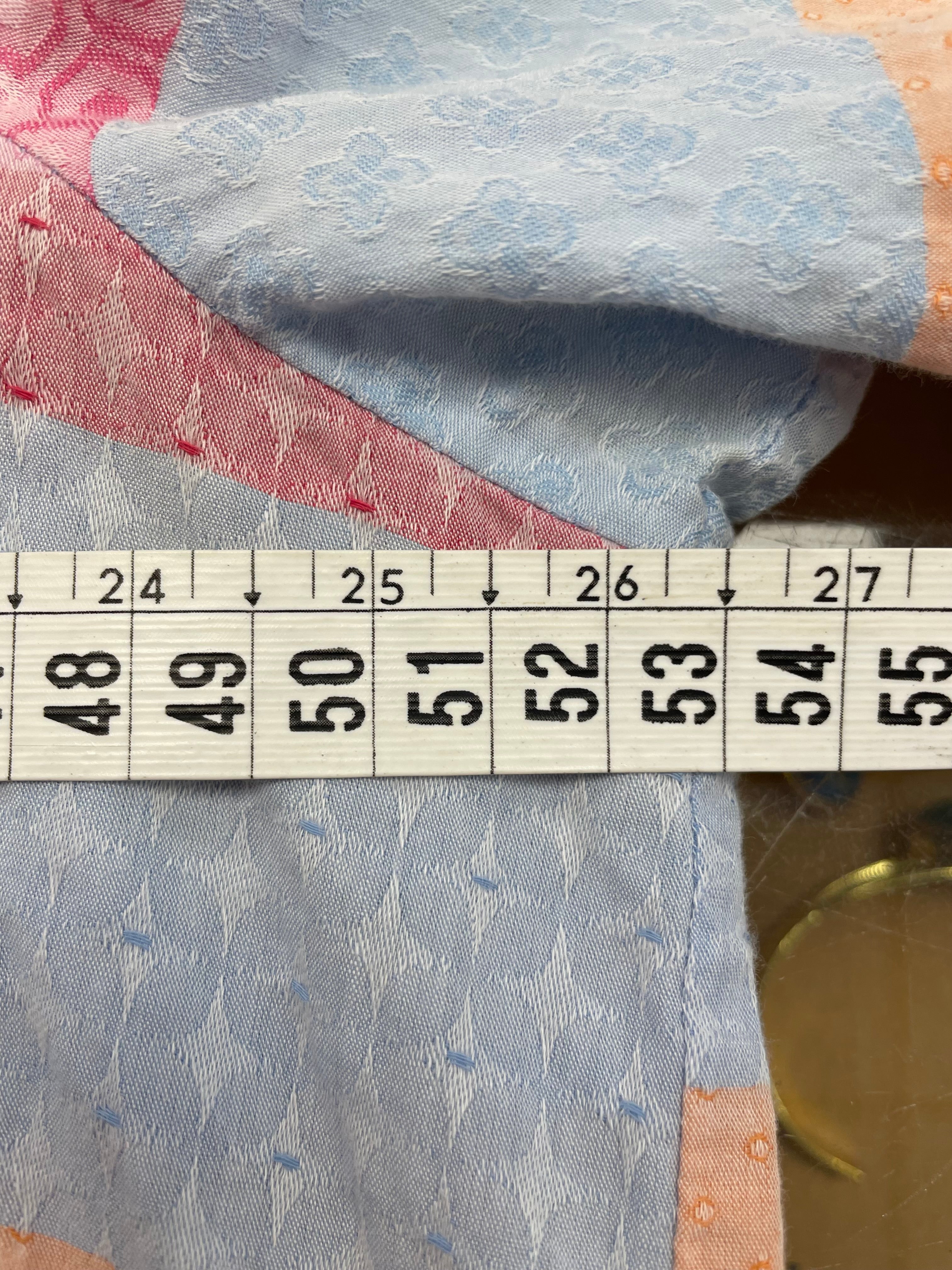 Milano jurk pastelkleuren maat M 38 blauw roze geel