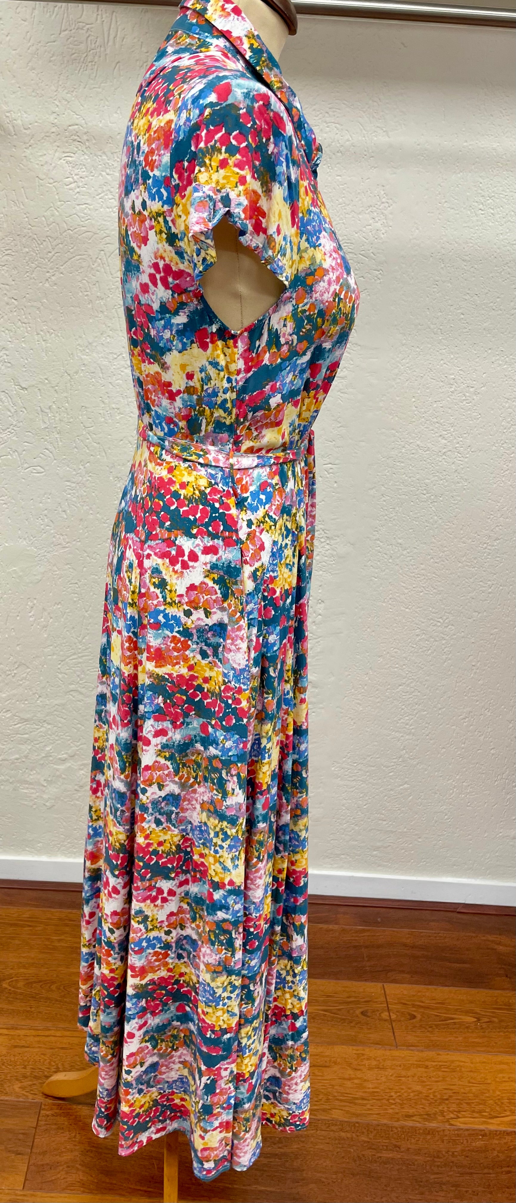 Soaked in Luxury jurk maat S 36 multikleur bloemen
