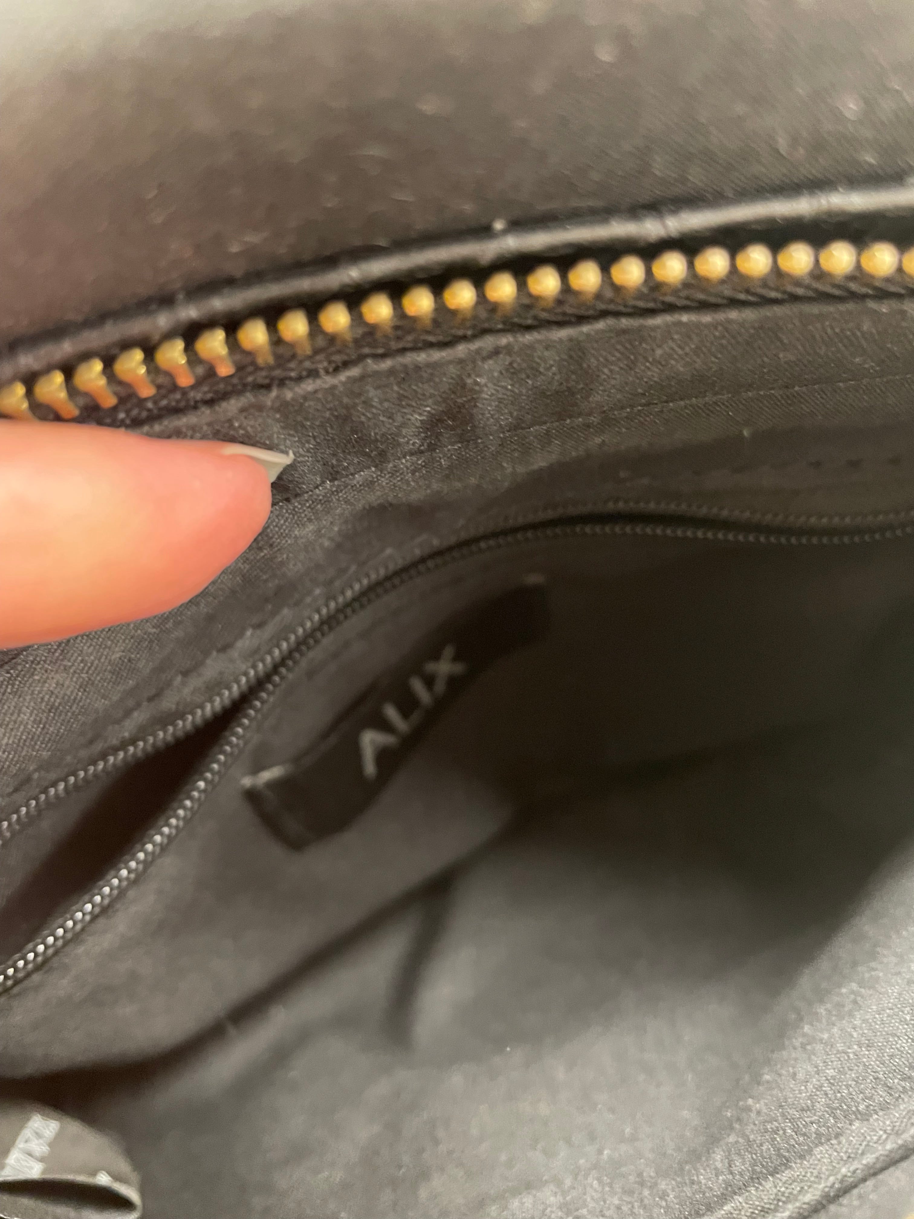 Tas ALIX the Label zwart