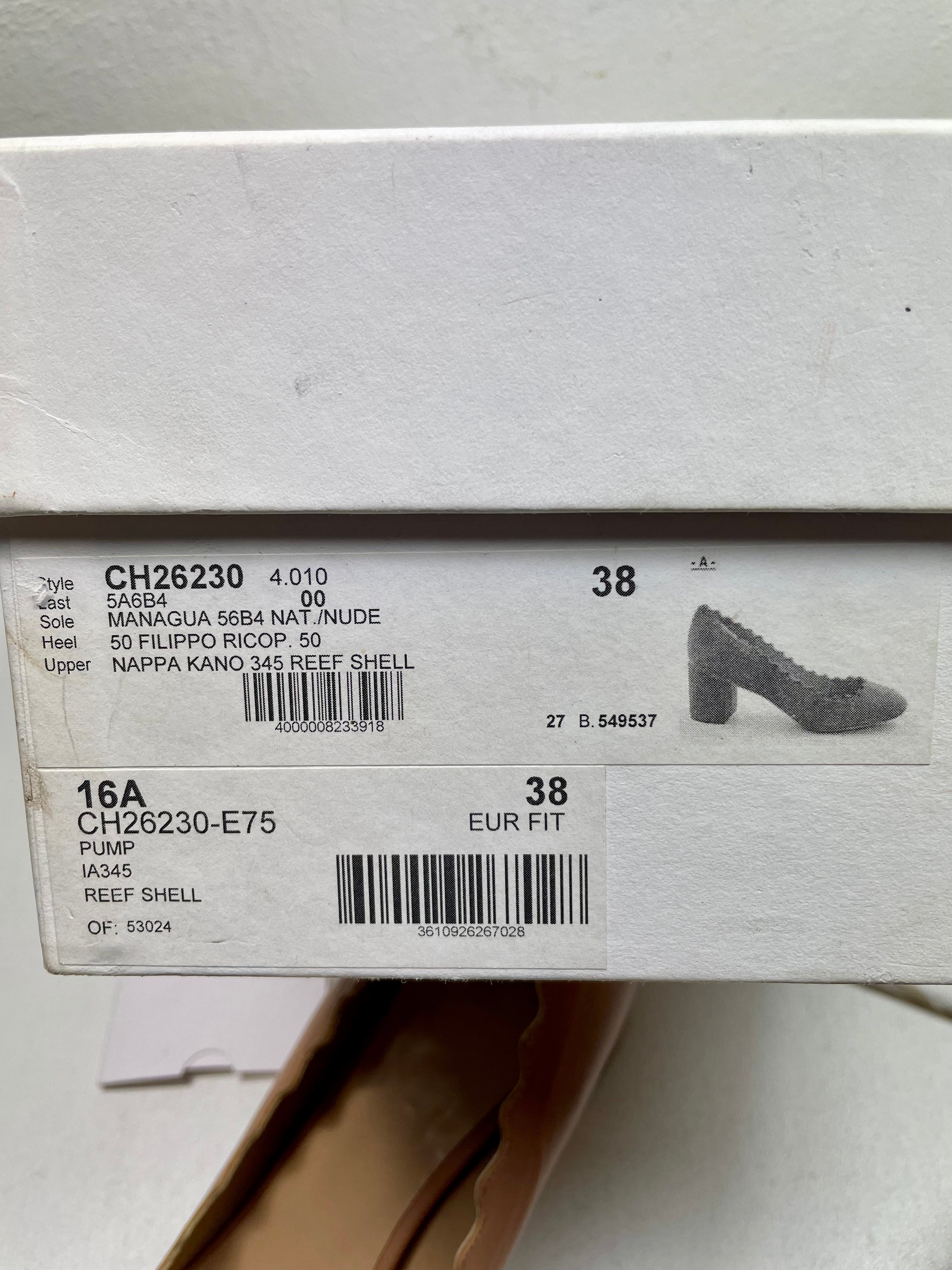 Chloe pumps schoenen nude maat 38 nieuw