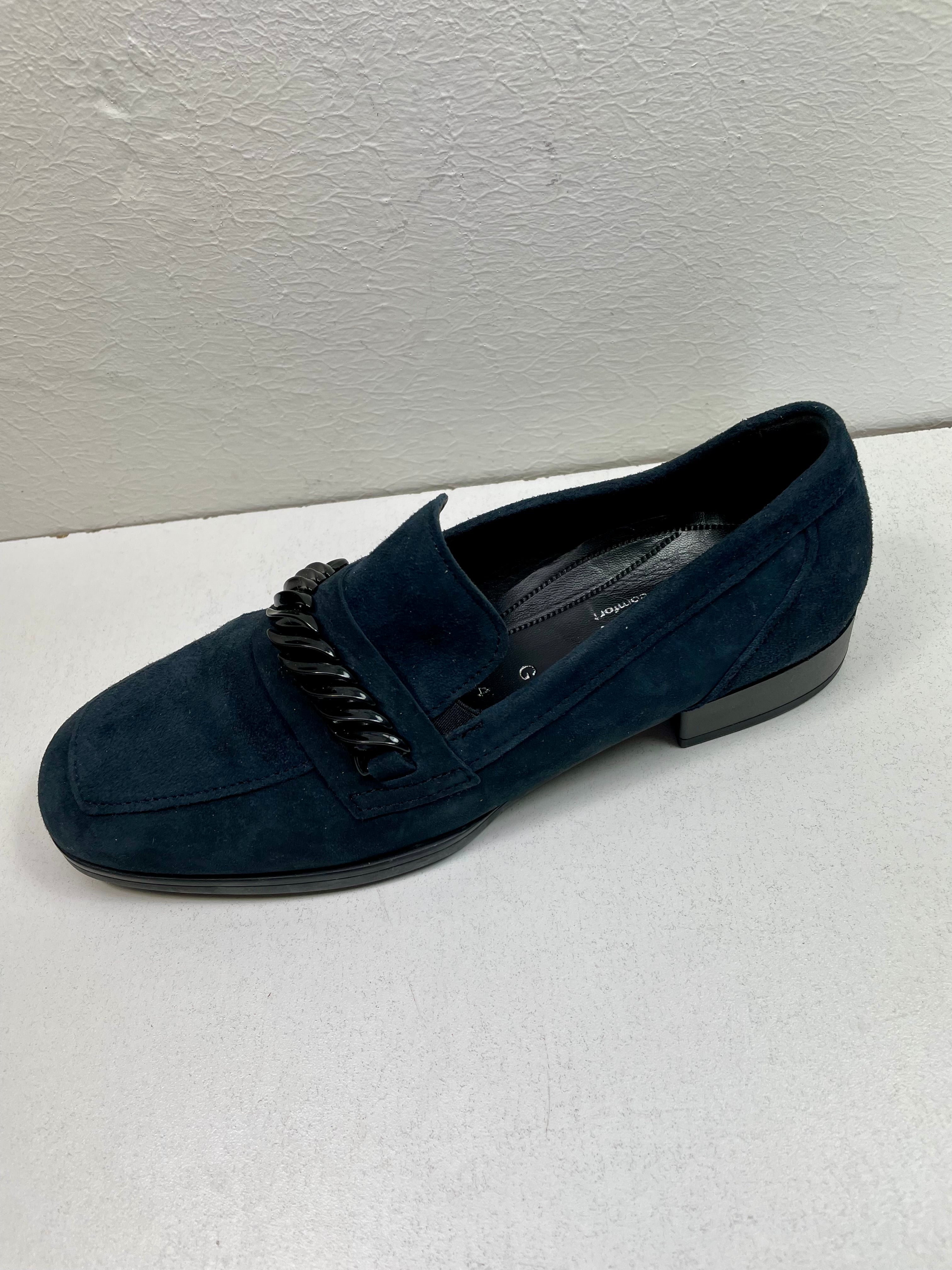Gabor loafers instappers maat 4 37 donkerblauw nubuck