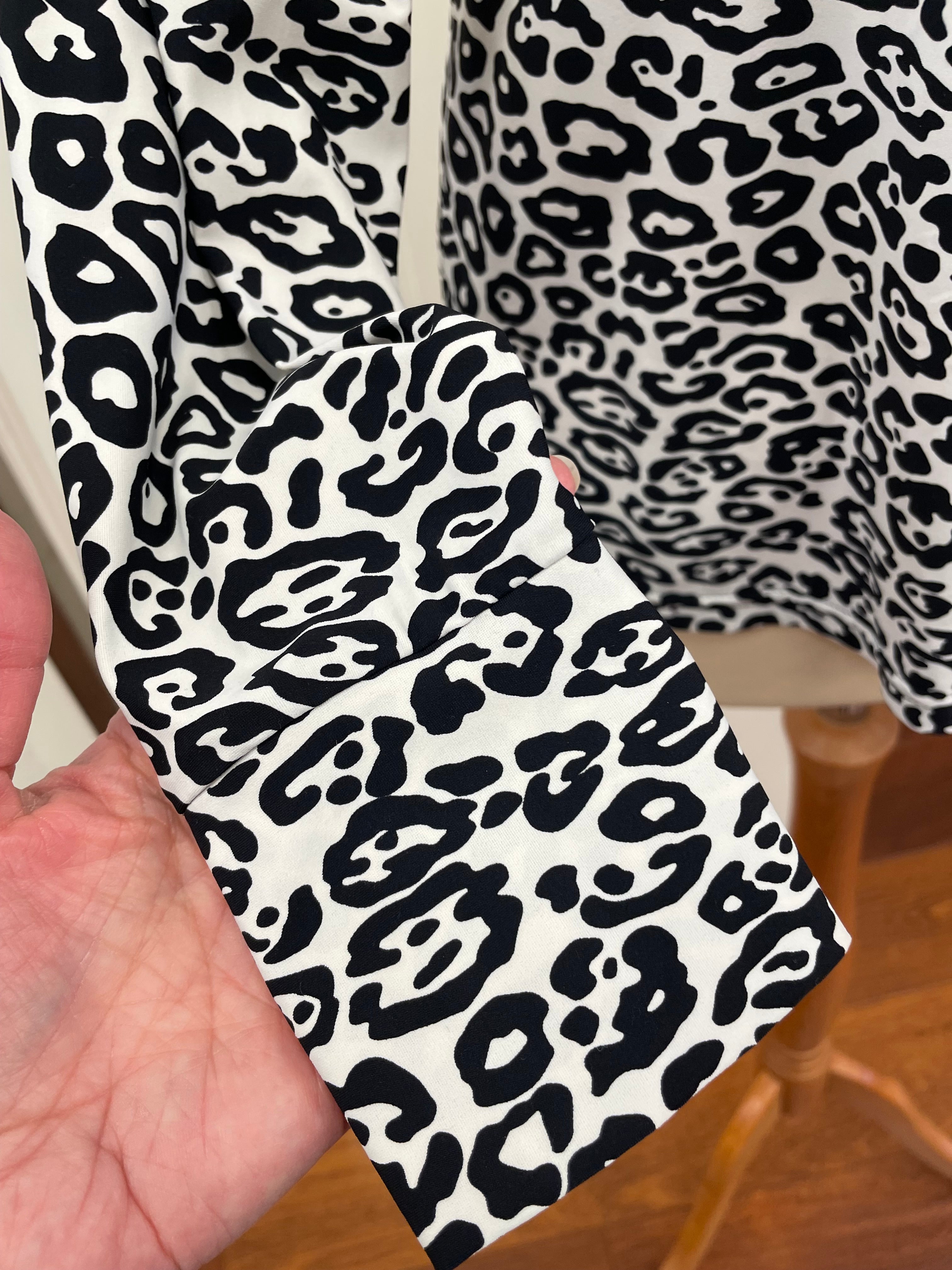 Studio Anneloes shirt maat L 40 zwart wit animal travelstof