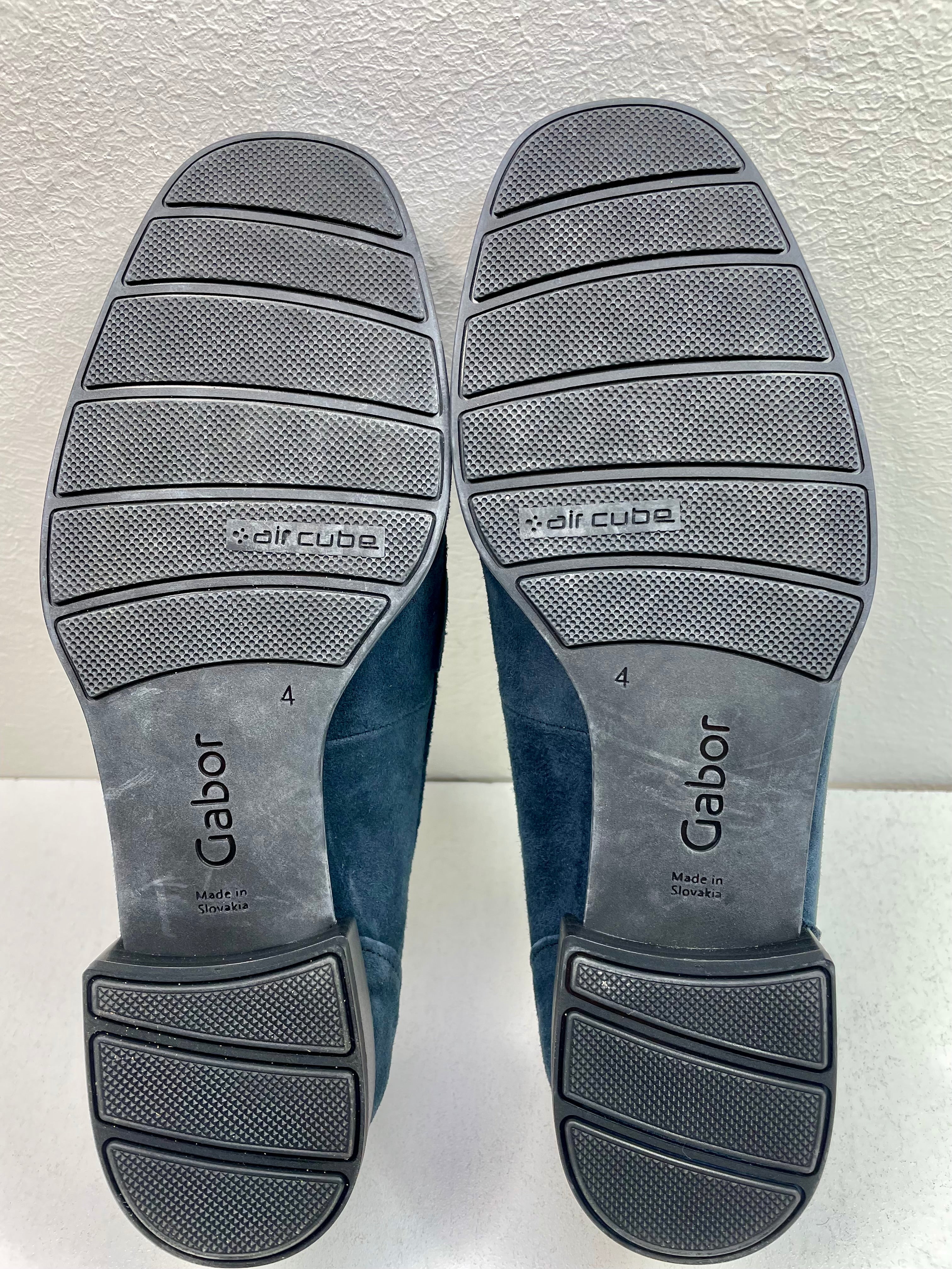 Gabor loafers instappers maat 4 37 donkerblauw nubuck