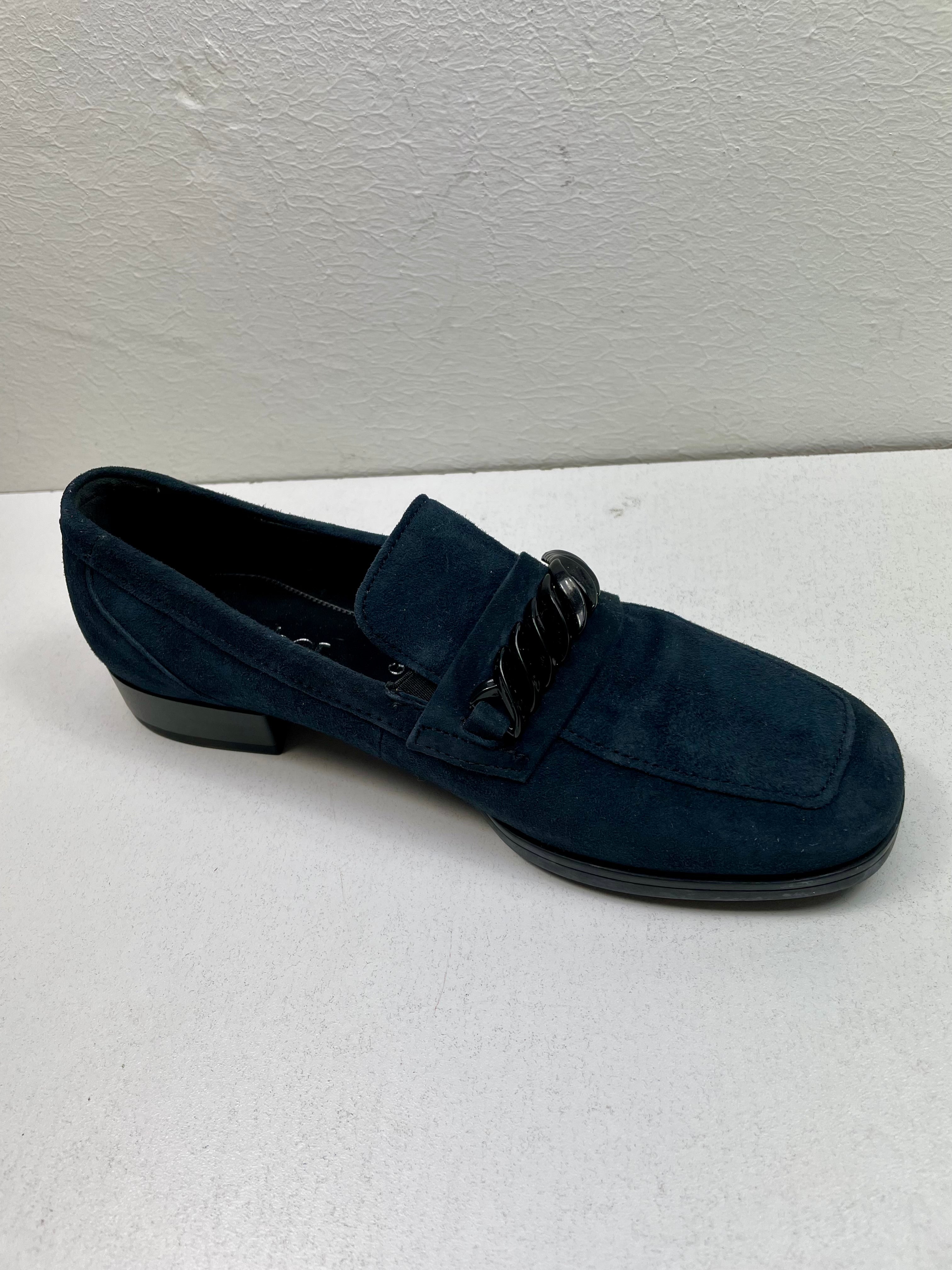Gabor loafers instappers maat 4 37 donkerblauw nubuck