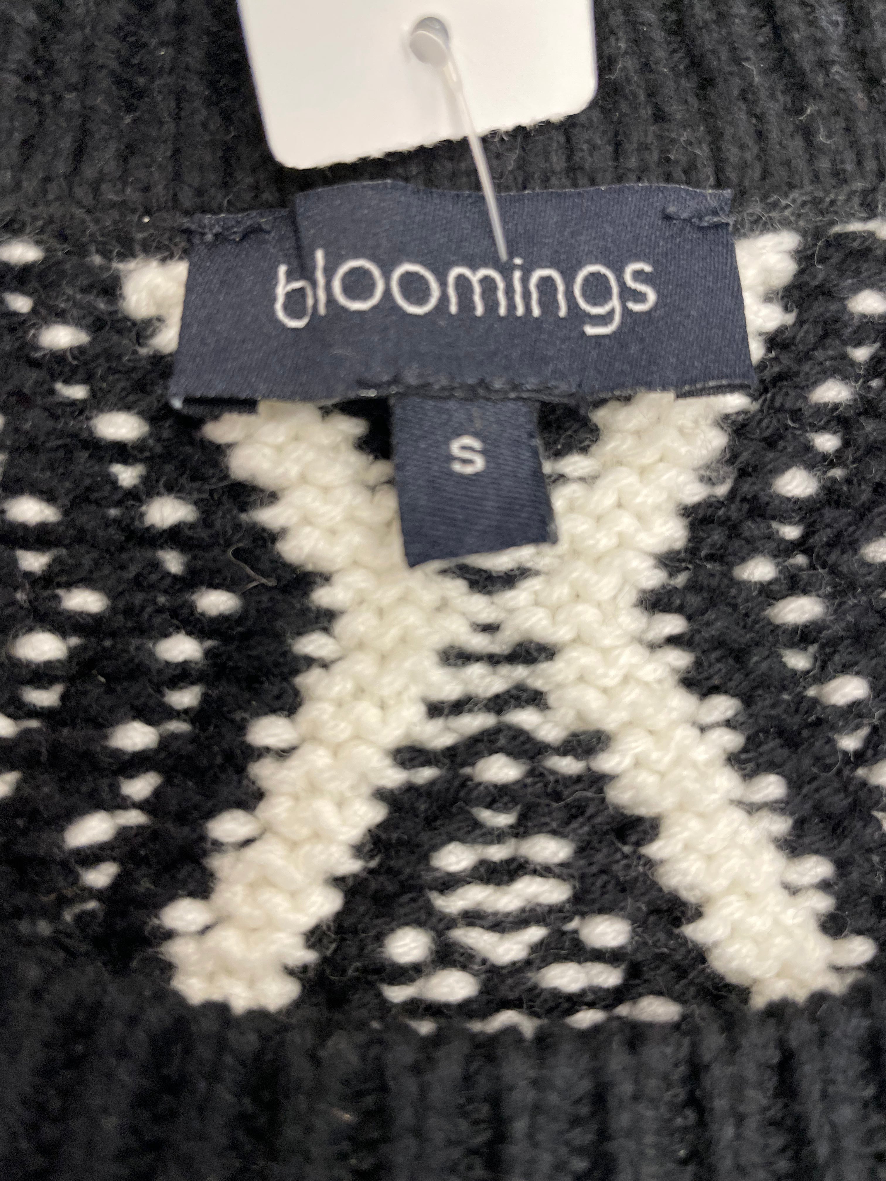 Bloomings trui maat S 36 zwart wit geel
