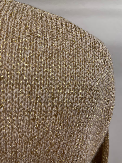 Summum vest maat L 40 goud zwart glitter