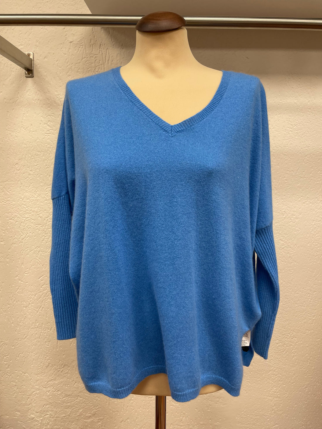 Notshy Cashmere trui nieuw met labels 100% kasjmier maat S oversized blauw