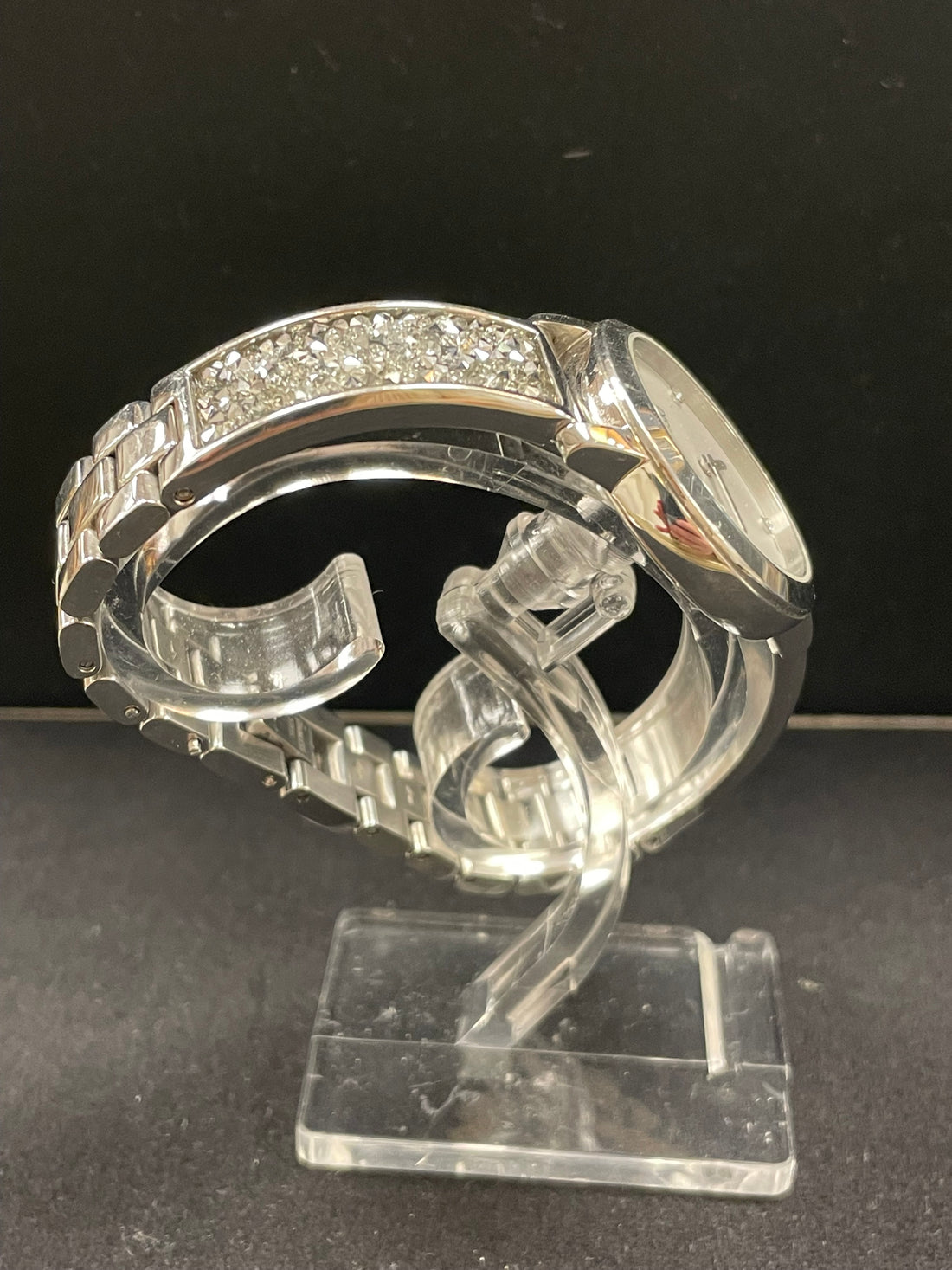 Swarovski horloge Illumina kristallen zilverkleurig