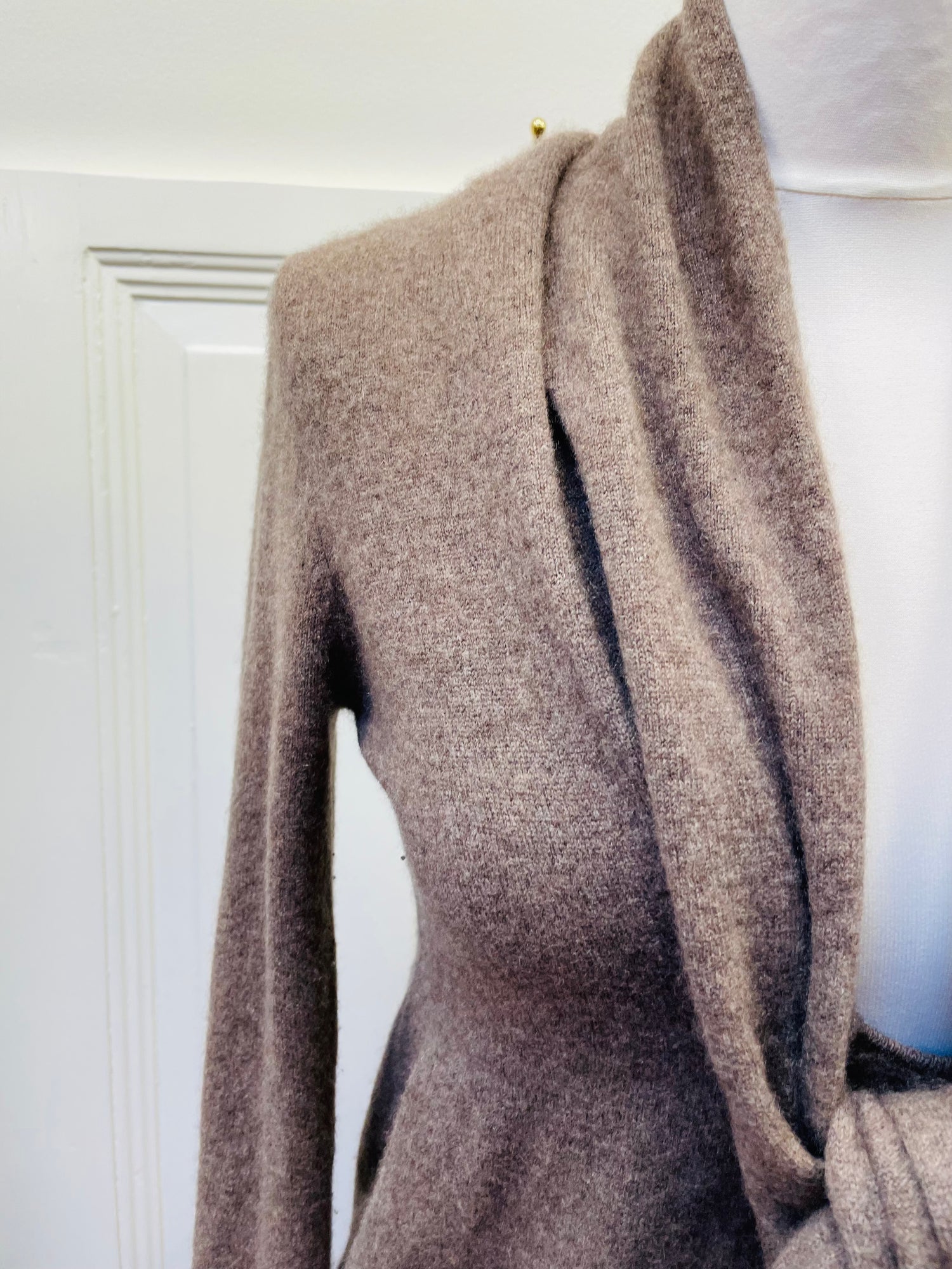 Repeat trui cashmere bruin maat S