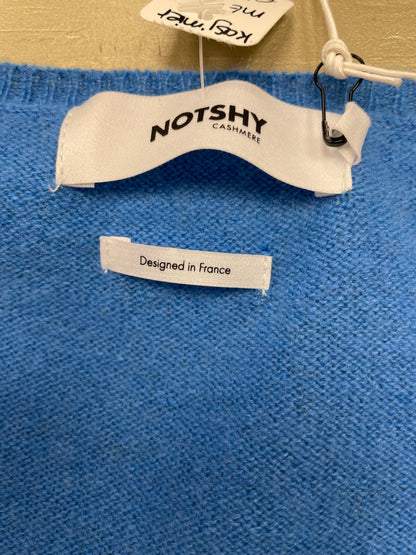 Notshy Cashmere trui nieuw met labels 100% kasjmier maat S oversized blauw