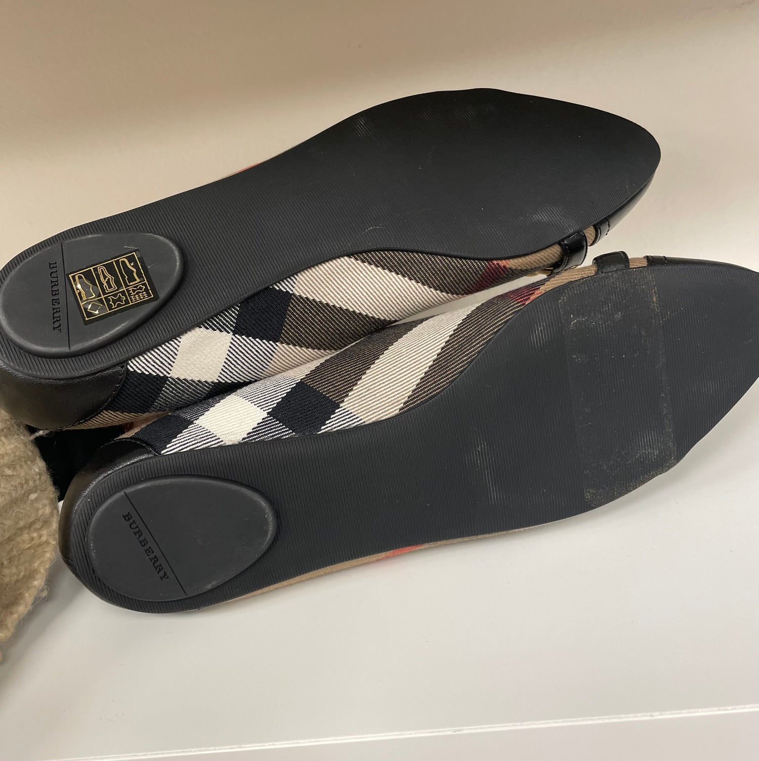 Burberry schoenen instappers ballerina’s maat 37.5