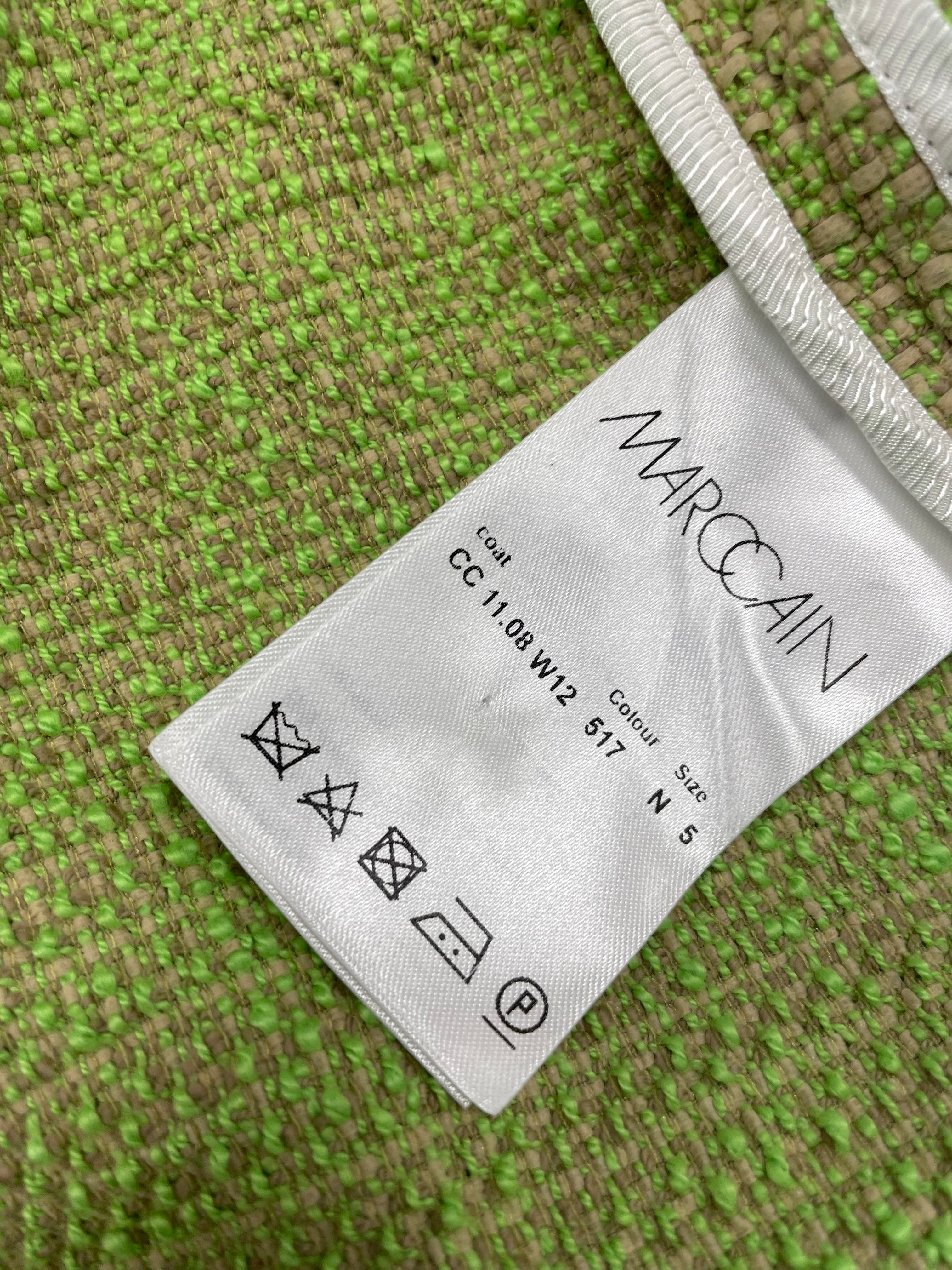 Marc Cain jas blazer groen beige maat 5 XL 42