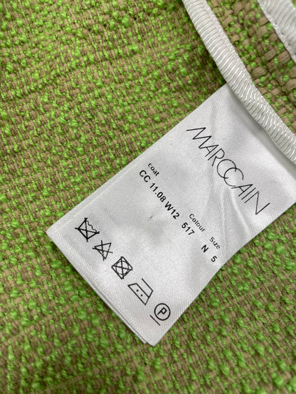 Marc Cain jas blazer groen beige maat 5 XL 42