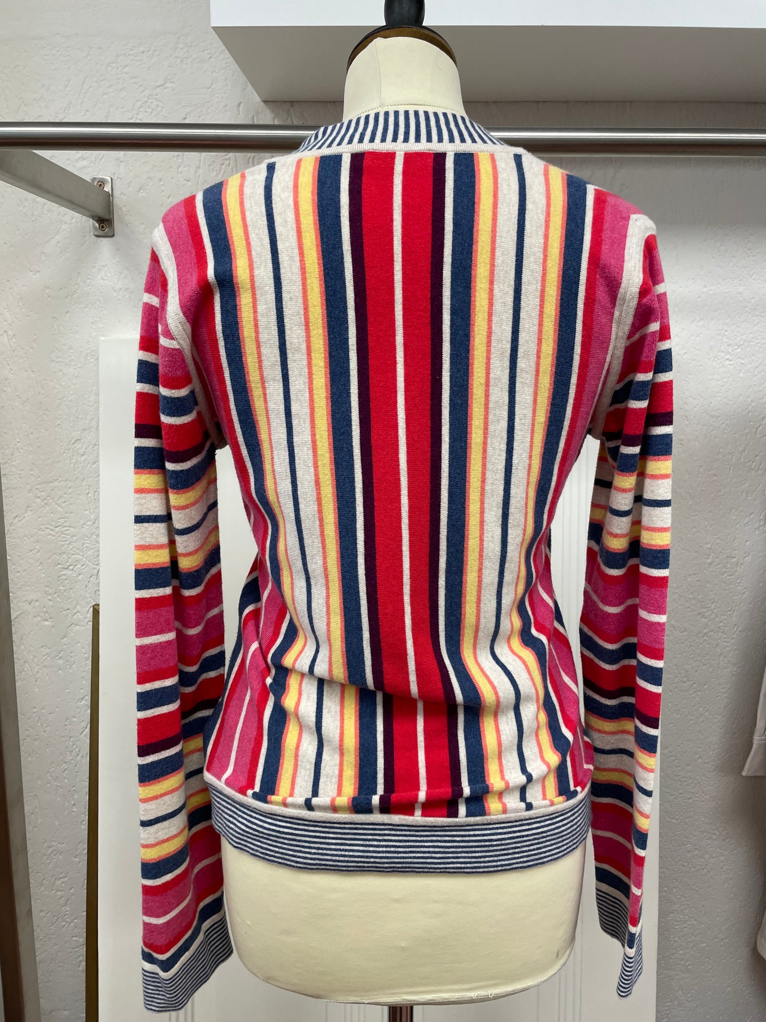 Oilily trui maat M 38 multikleur strepen wol katoen