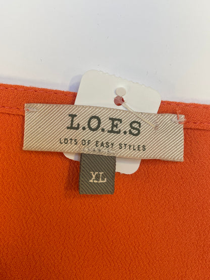 L.O.E.S T-shirt maat 42 oranje