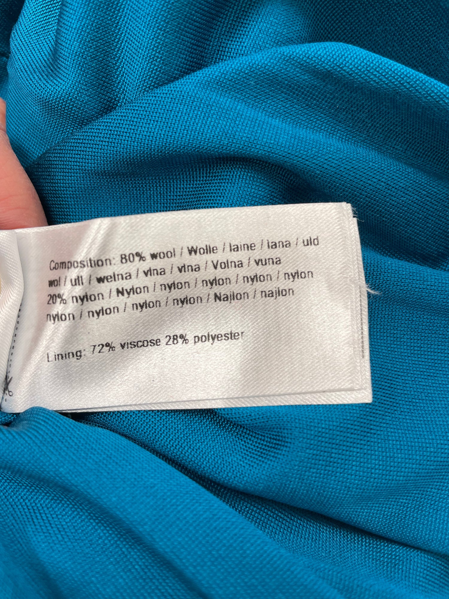 Ivko mantel jas maat 42 / 44 XL multikleur wol