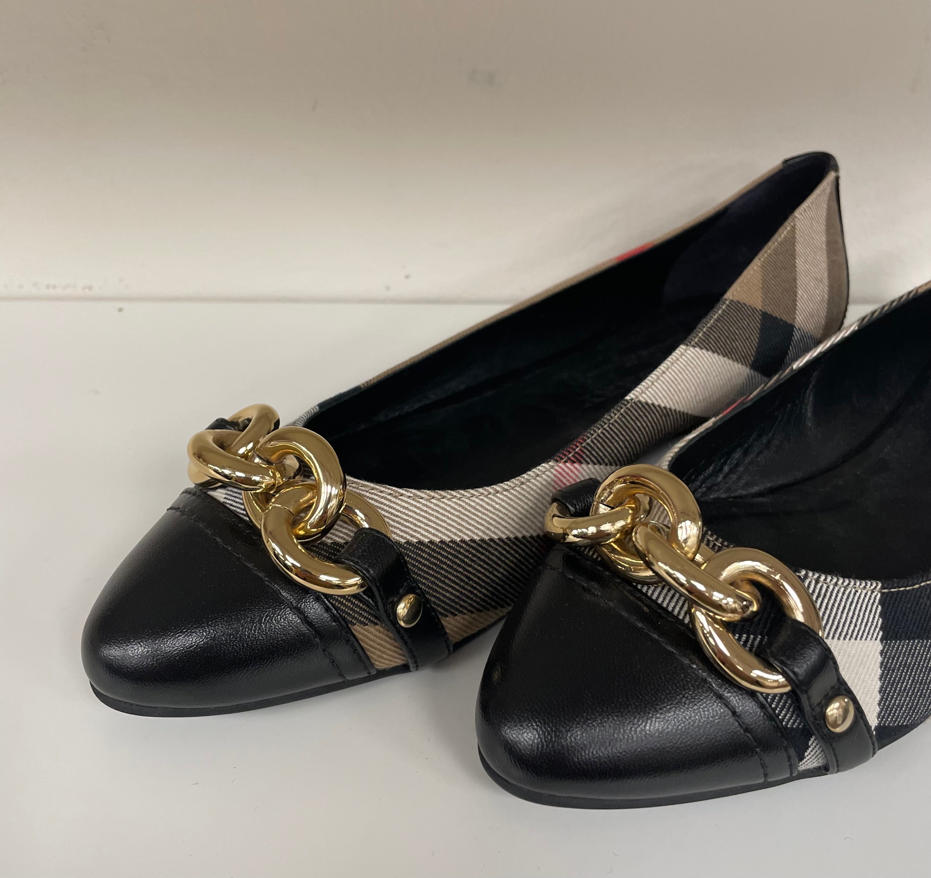 Burberry schoenen instappers ballerina’s maat 37.5