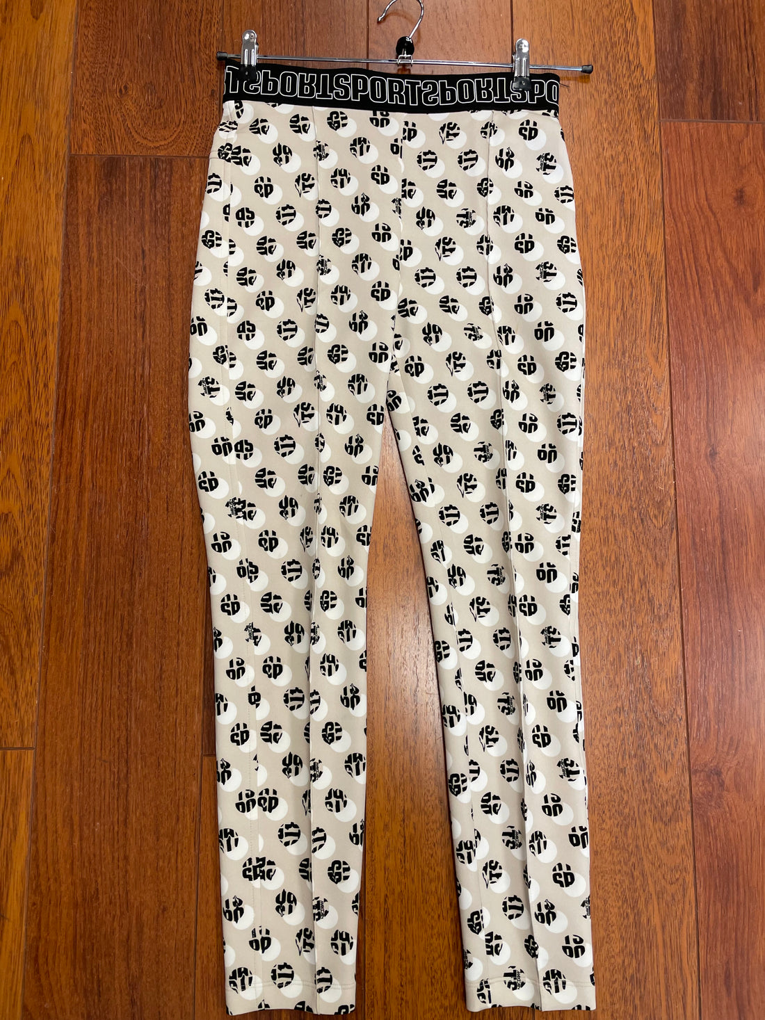 Marc Cain broek maat 1 XS 34 wit zwart beige
