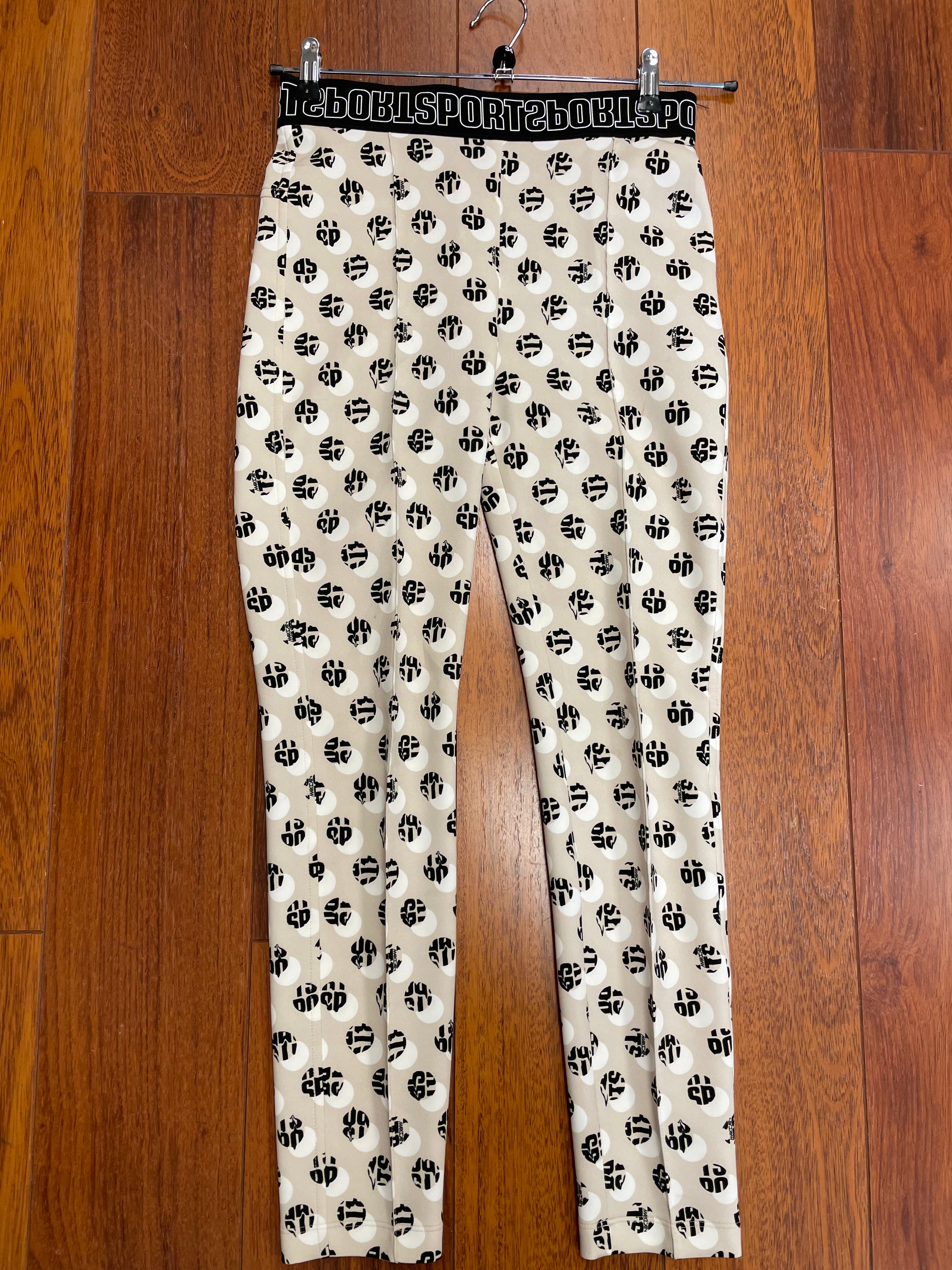 Marc Cain broek maat 1 XS 34 wit zwart beige