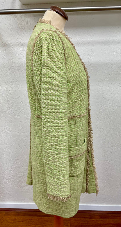 Marc Cain jas blazer groen beige maat 5 XL 42