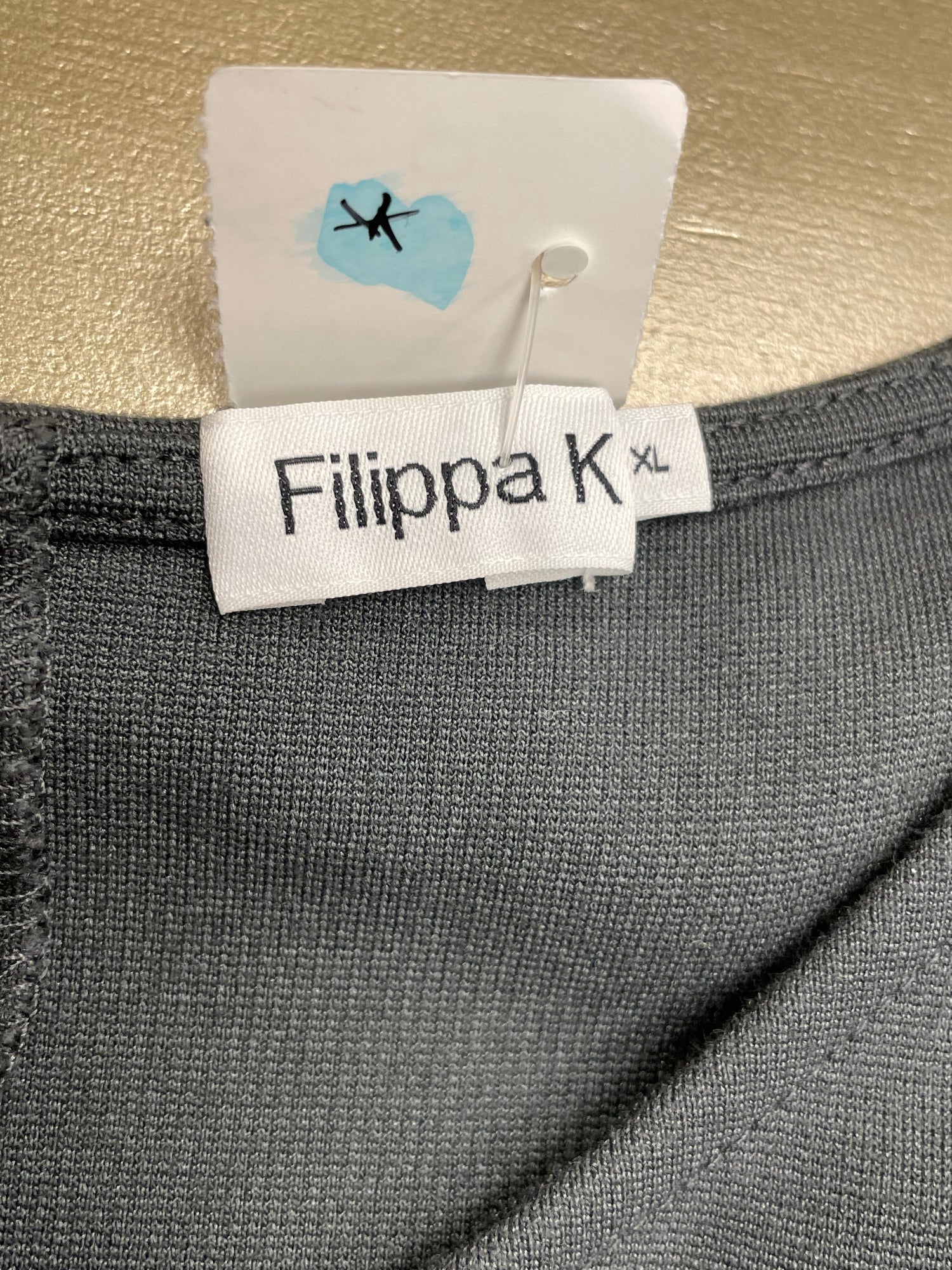 Filippa K jurk maat M/L antraciet grijs tricot