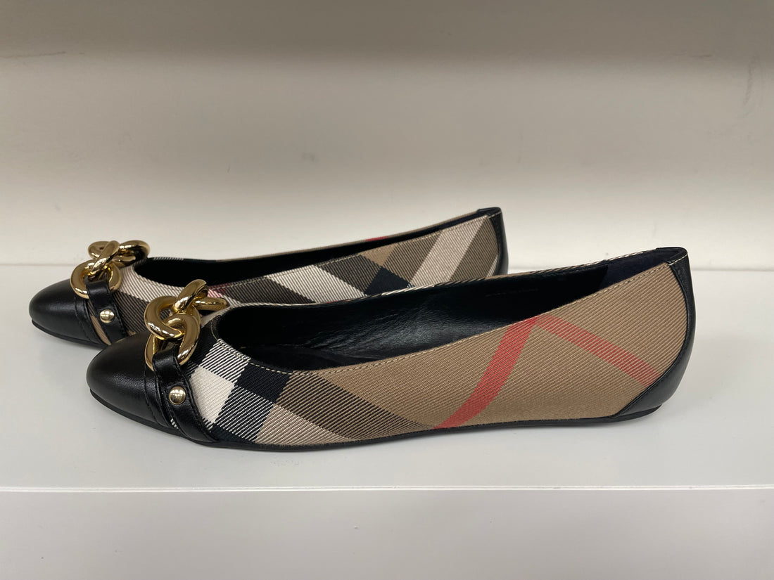 Burberry schoenen instappers ballerina’s maat 37.5