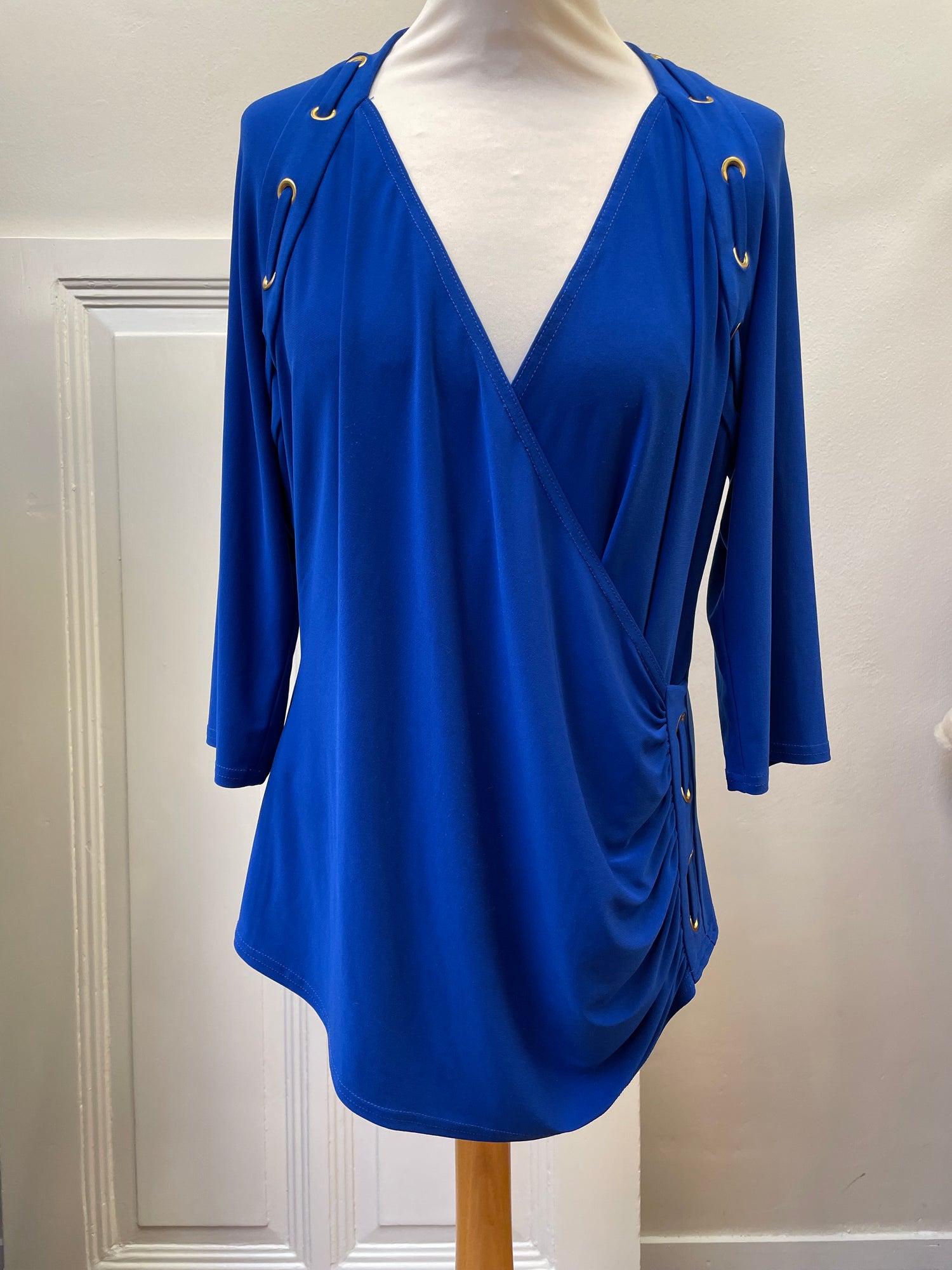 Joseph Ribkoff top shirt blauw maat XXL 44