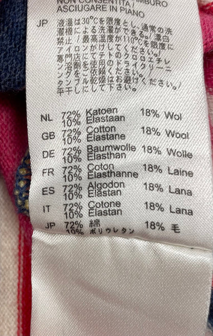 Oilily trui maat M 38 multikleur strepen wol katoen