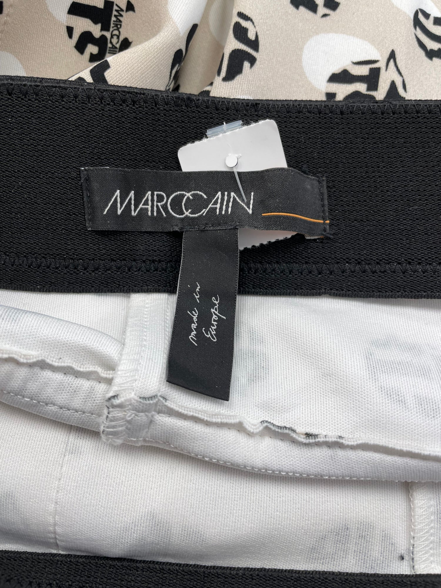 Marc Cain broek maat 1 XS 34 wit zwart beige