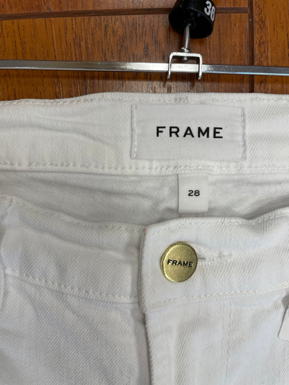 Frame jeans Le Garconne wit maat 28 S 36
