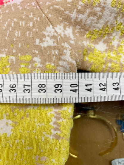 Marc Cain vestje jasje maat 3 M 38 roze geel
