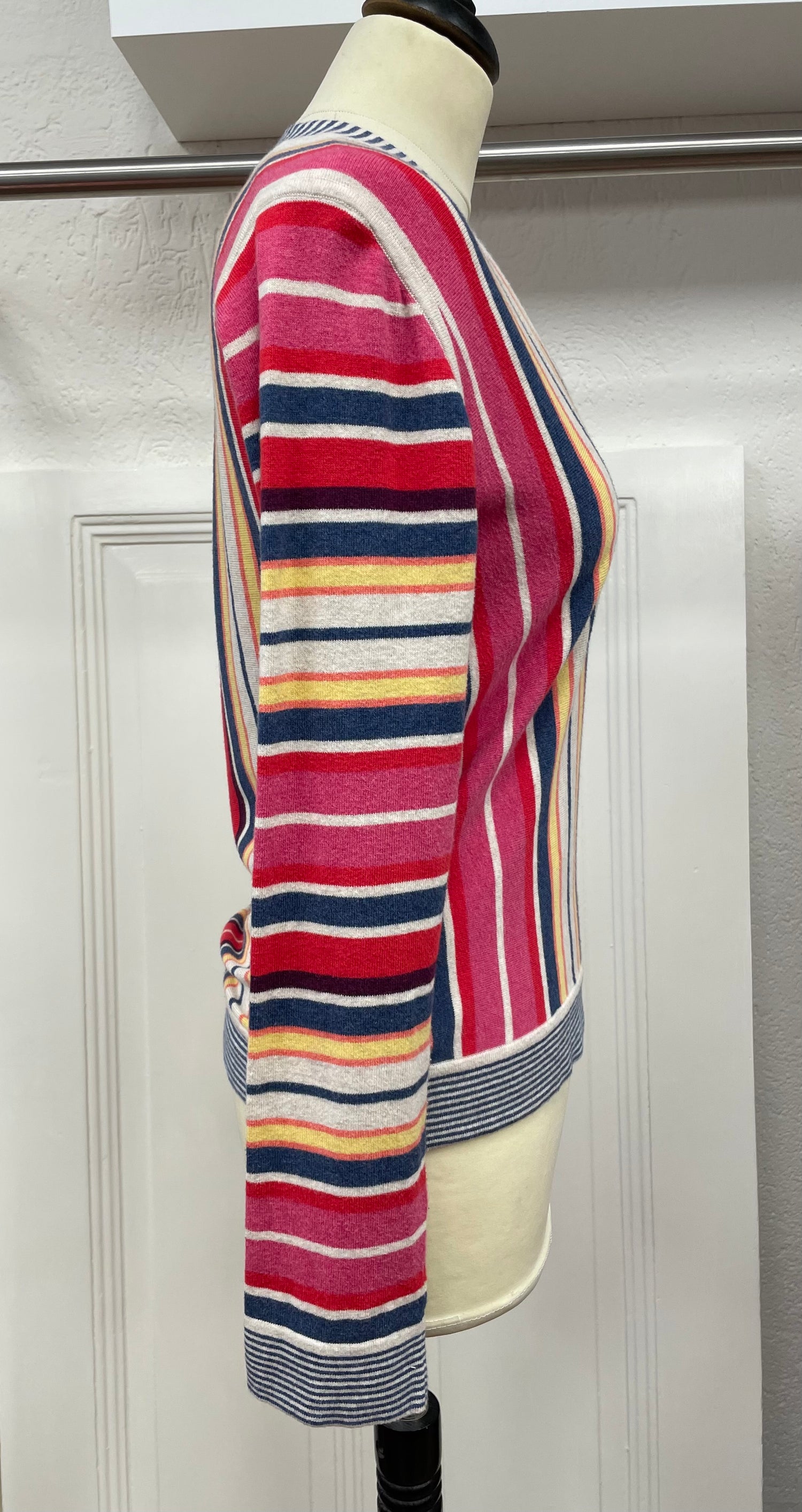 Oilily trui maat M 38 multikleur strepen wol katoen