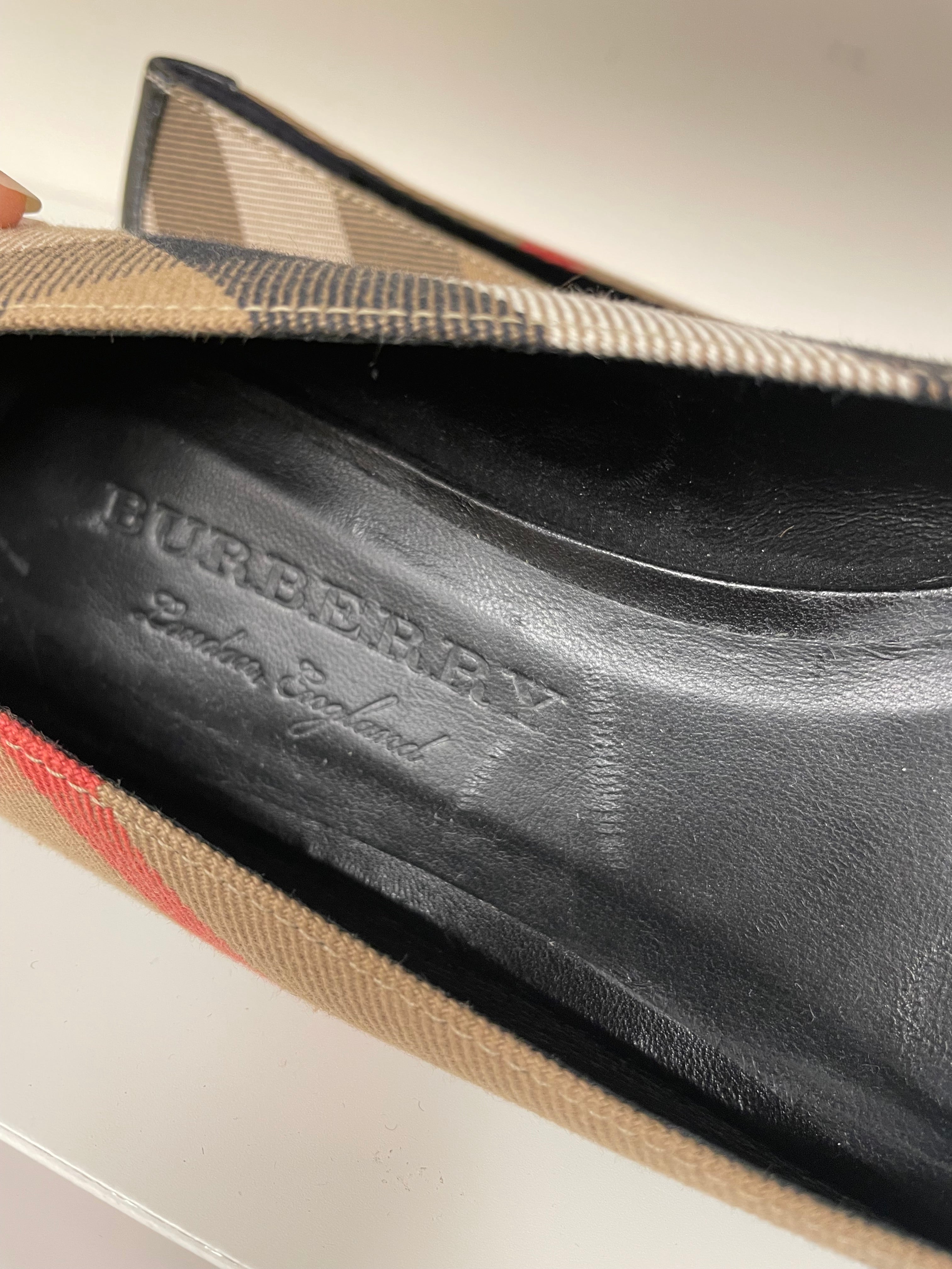 Burberry schoenen instappers ballerina’s maat 37.5