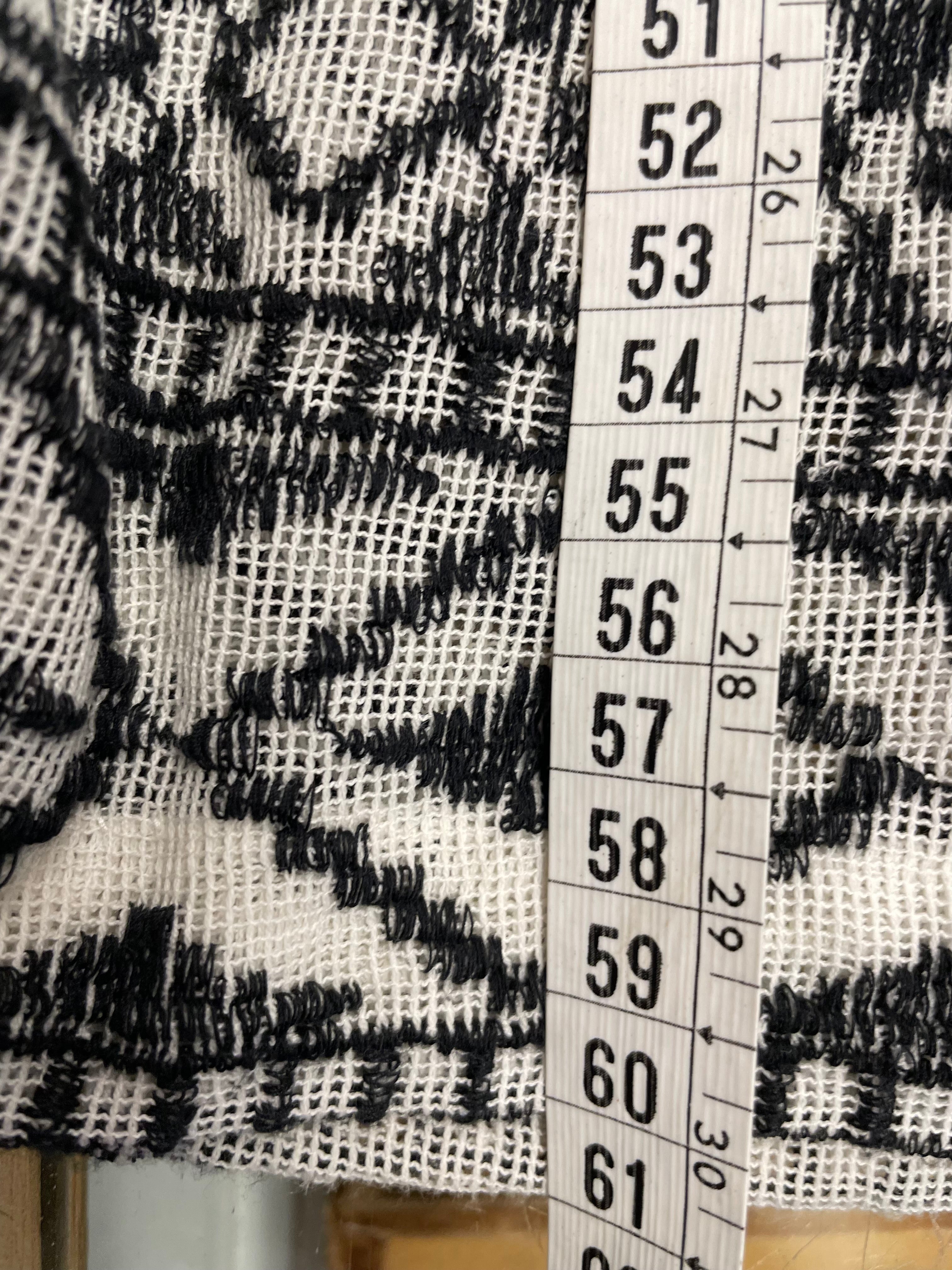 Antik Batik blouse zwart wit maat L 40