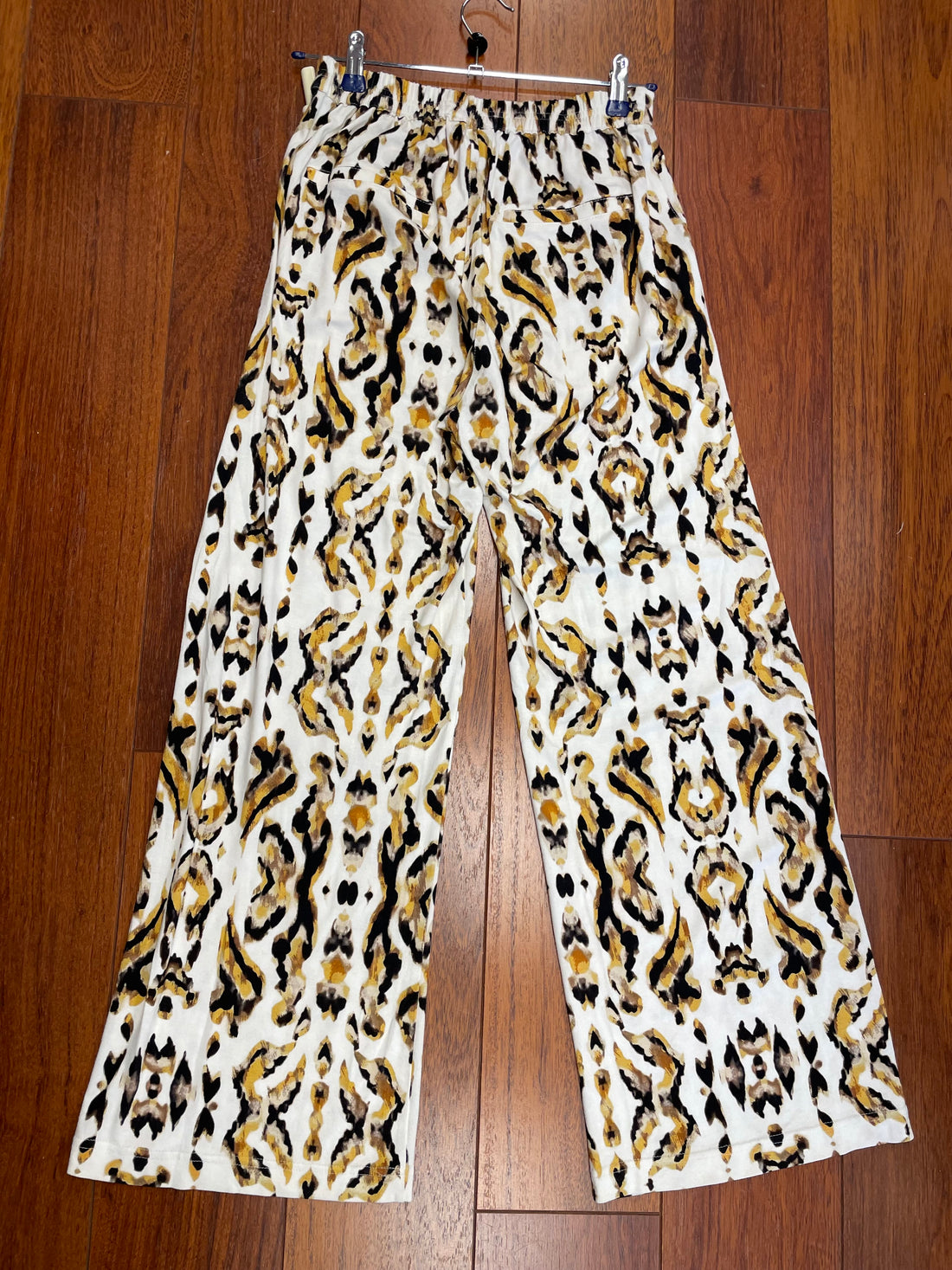 Maicazz broek maat XS 34 ecru bruin zwart animal