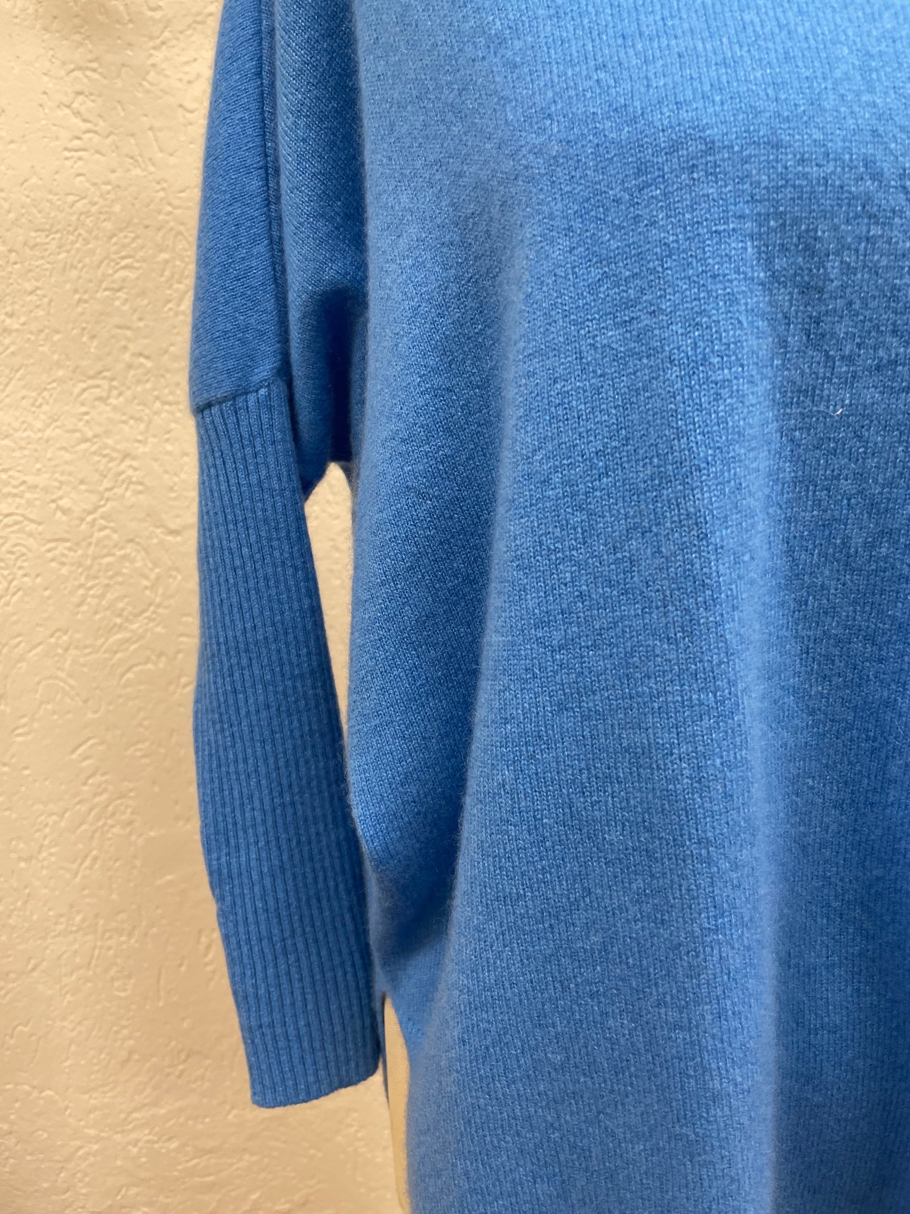 Notshy Cashmere trui nieuw met labels 100% kasjmier maat S oversized blauw