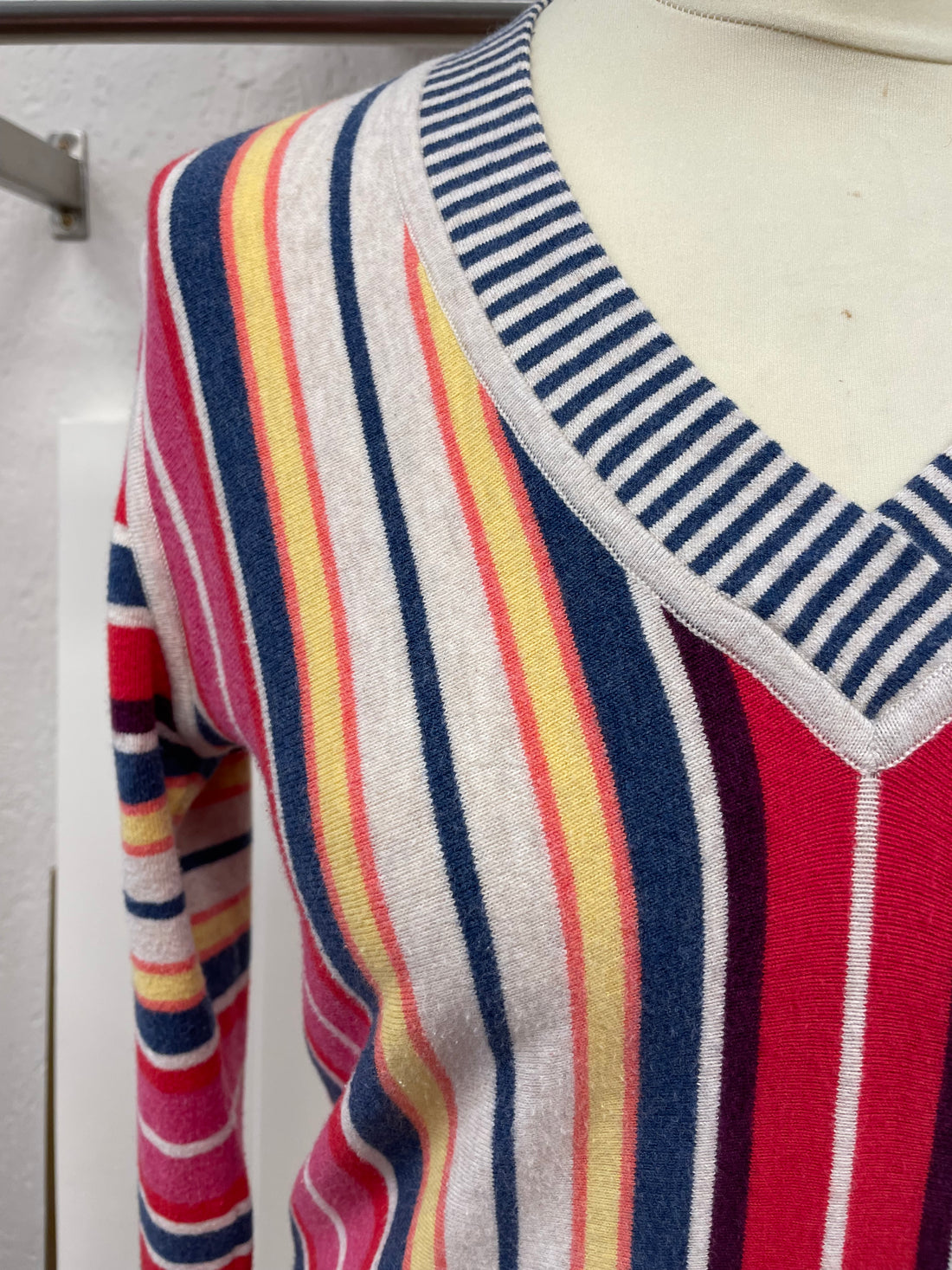 Oilily trui maat M 38 multikleur strepen wol katoen