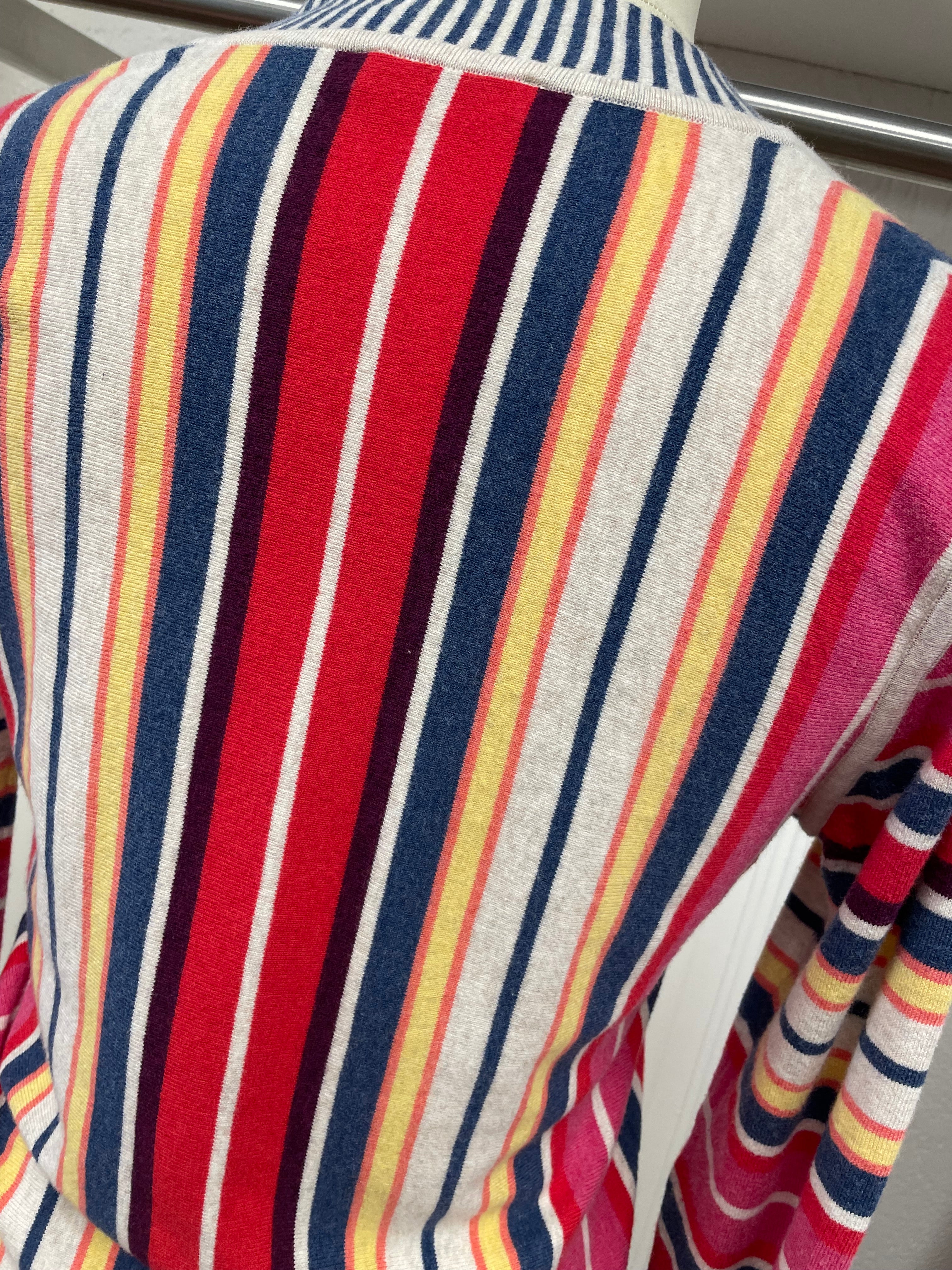 Oilily trui maat M 38 multikleur strepen wol katoen