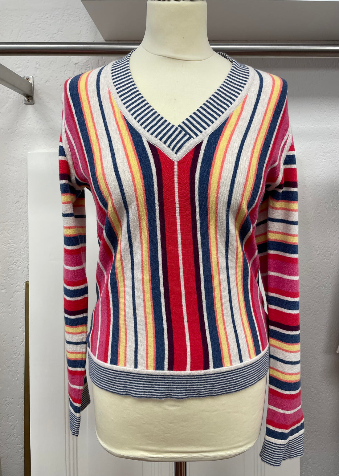 Oilily trui maat M 38 multikleur strepen wol katoen