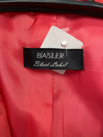 Basler jasje blazer maat 44 XXL rood suède leder