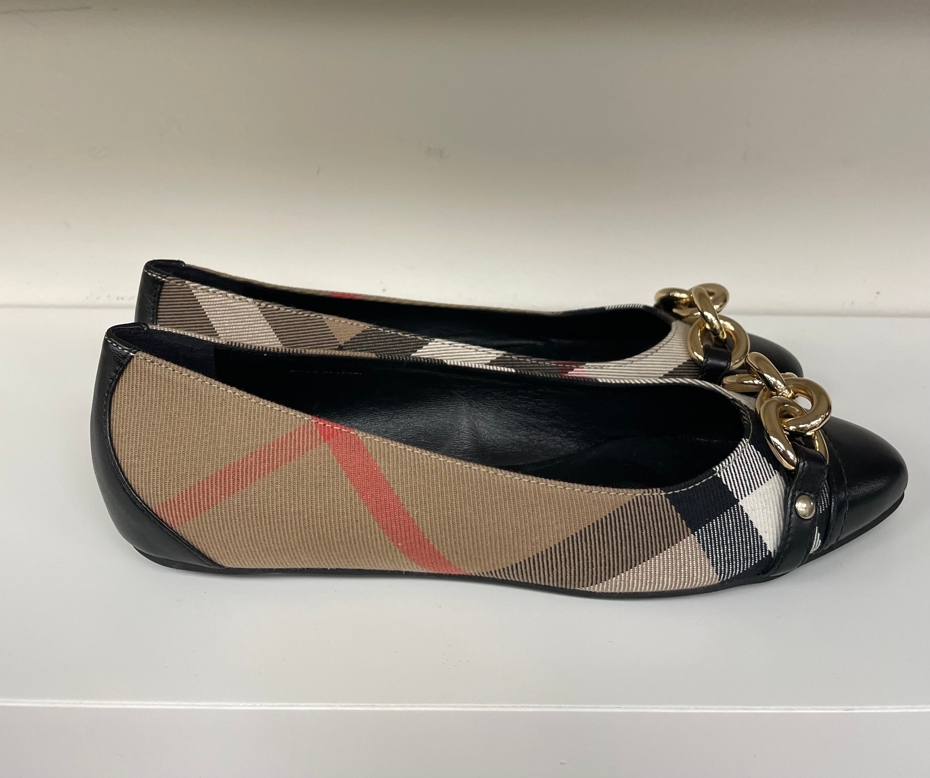 Burberry schoenen instappers ballerina’s maat 37.5