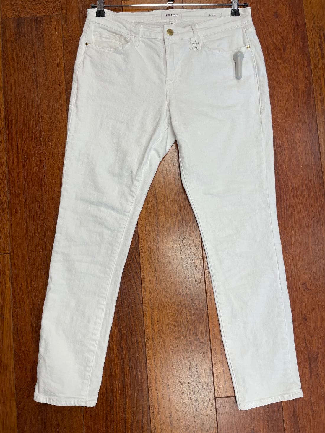 Frame jeans Le Garconne wit maat 28 S 36