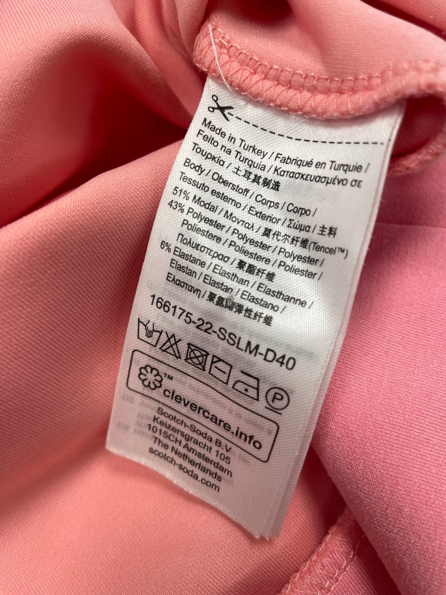 Scotch &amp; Soda sweater trui roze maat S 36