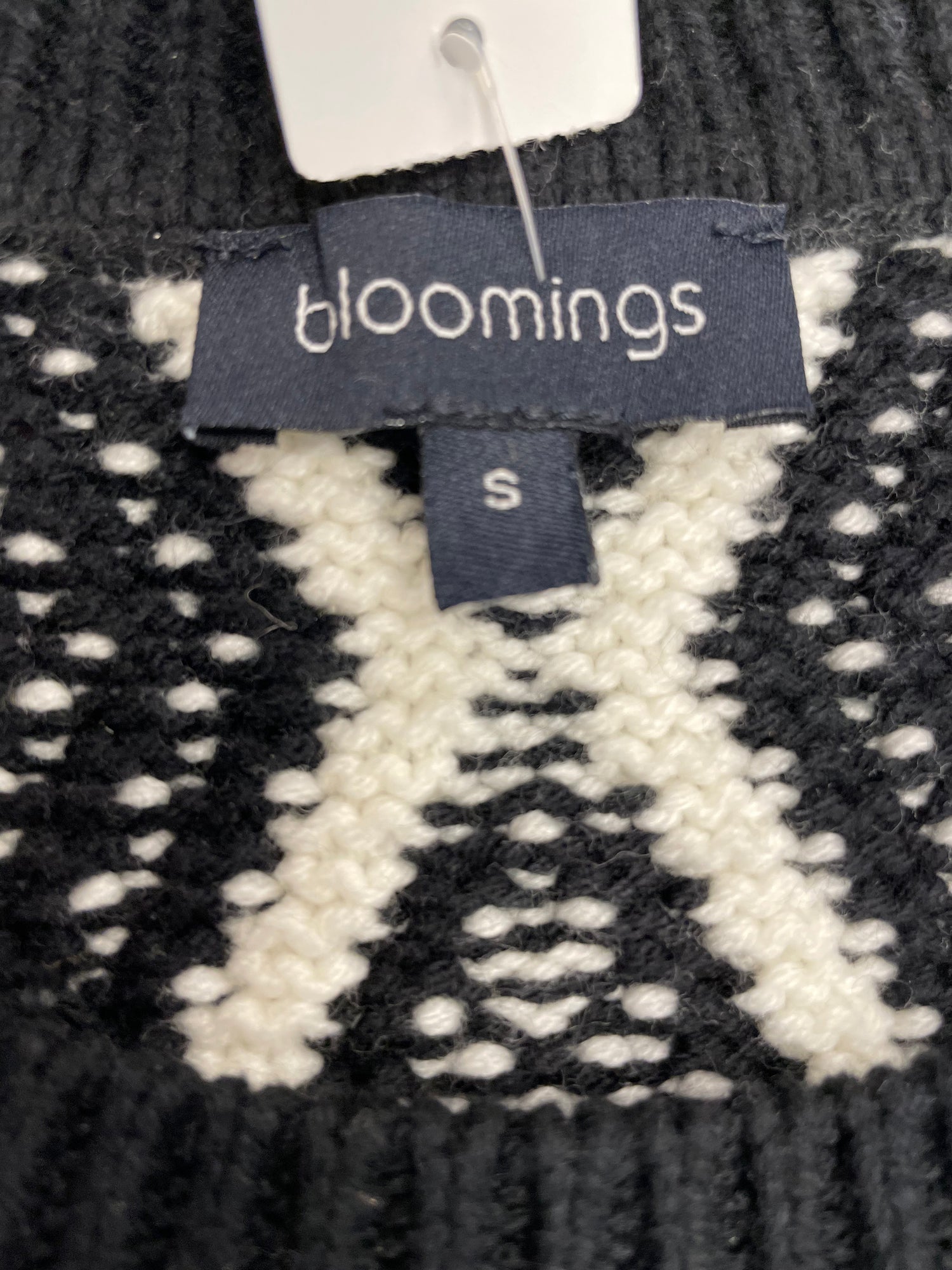 Bloomings trui maat S 36 zwart wit geel